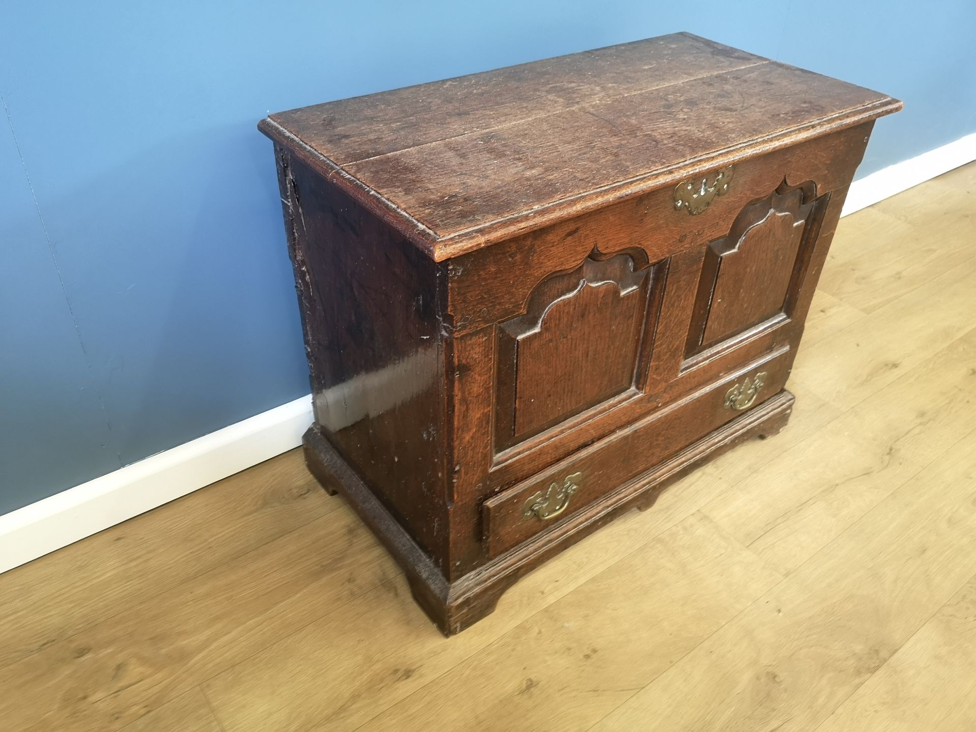Victorian oak Bible box - Image 2 of 5