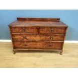 Waring & Gillow walnut chest of drawers