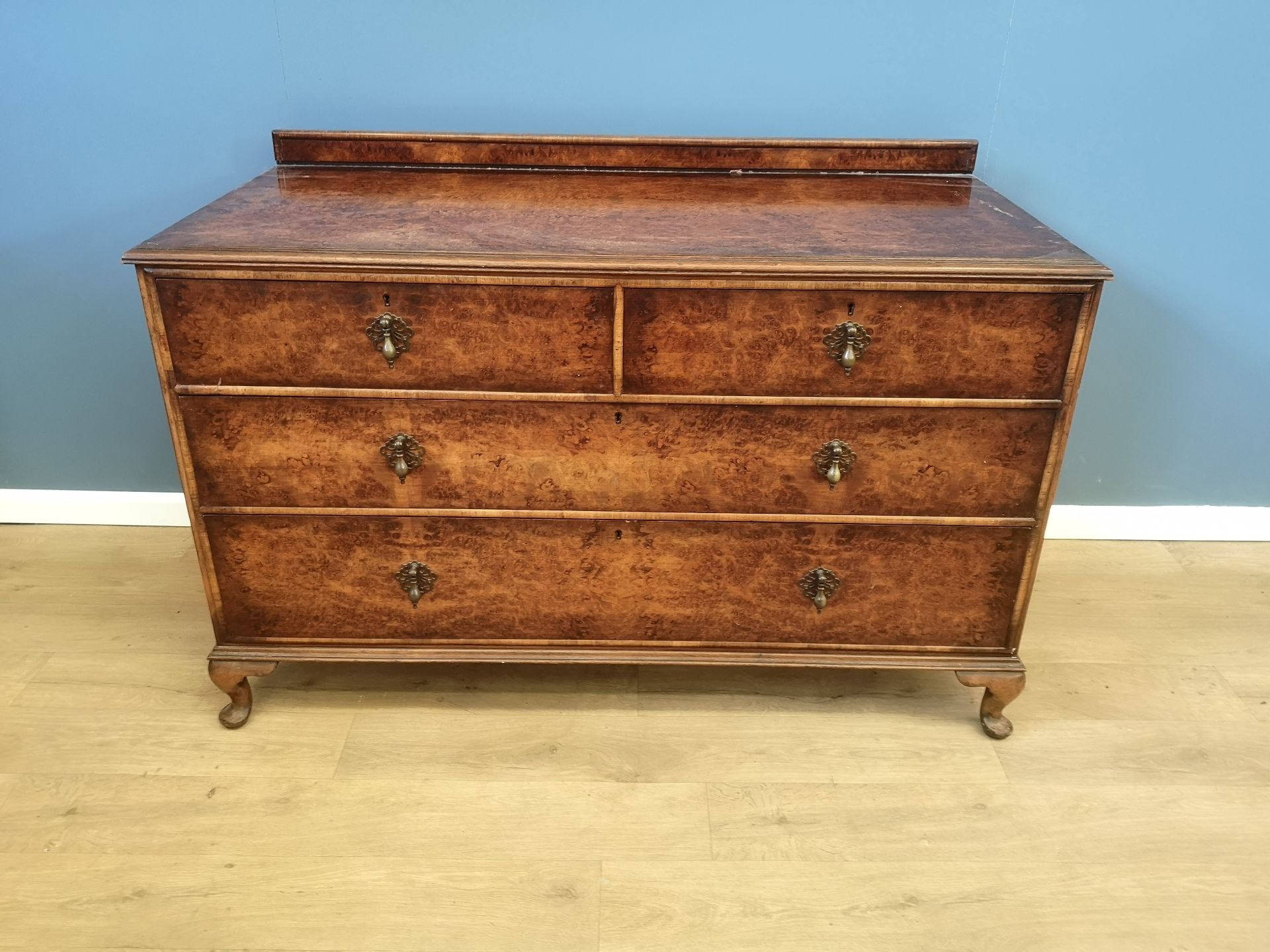 Waring & Gillow walnut chest of drawers