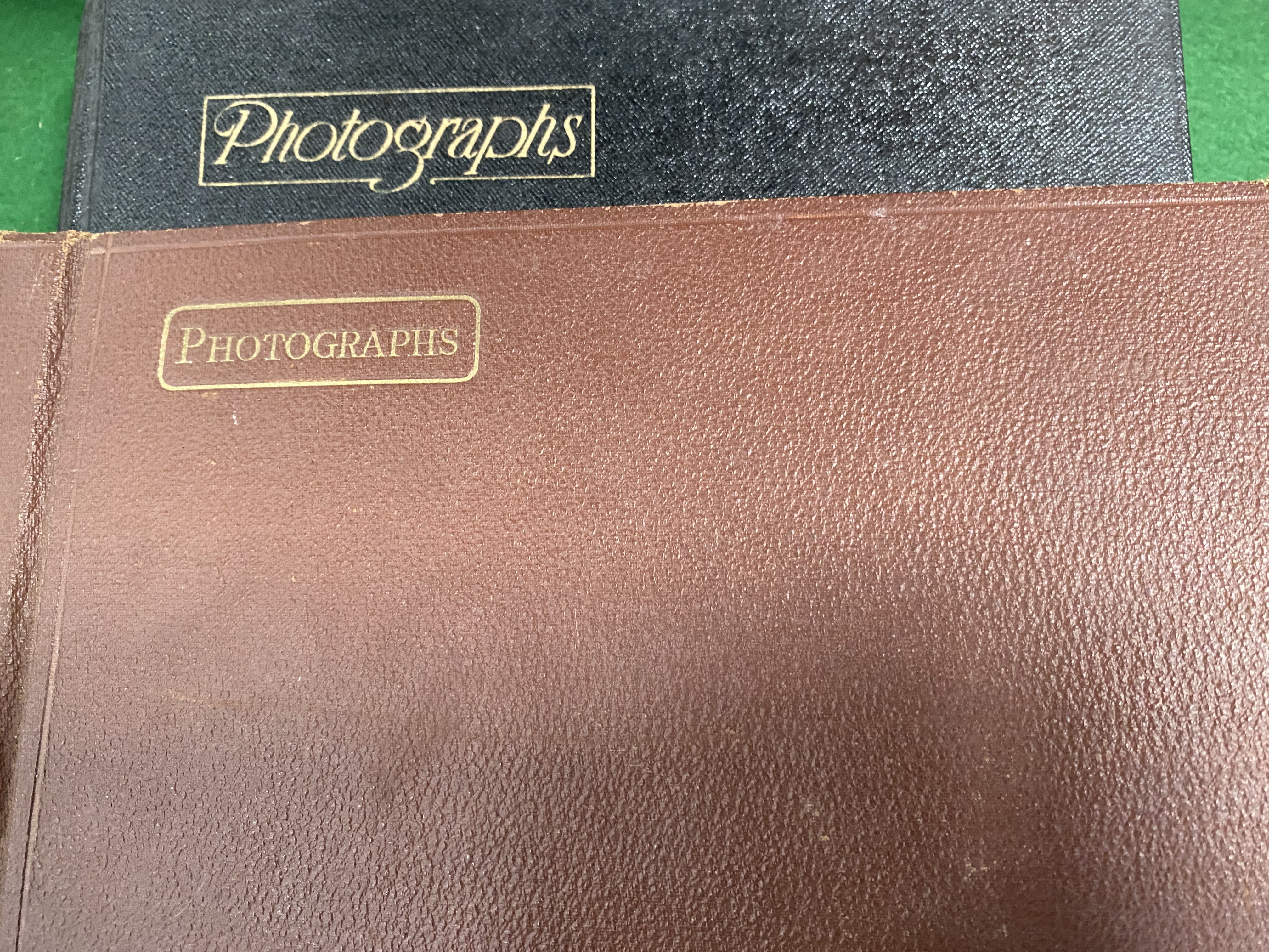 Two photograph albums