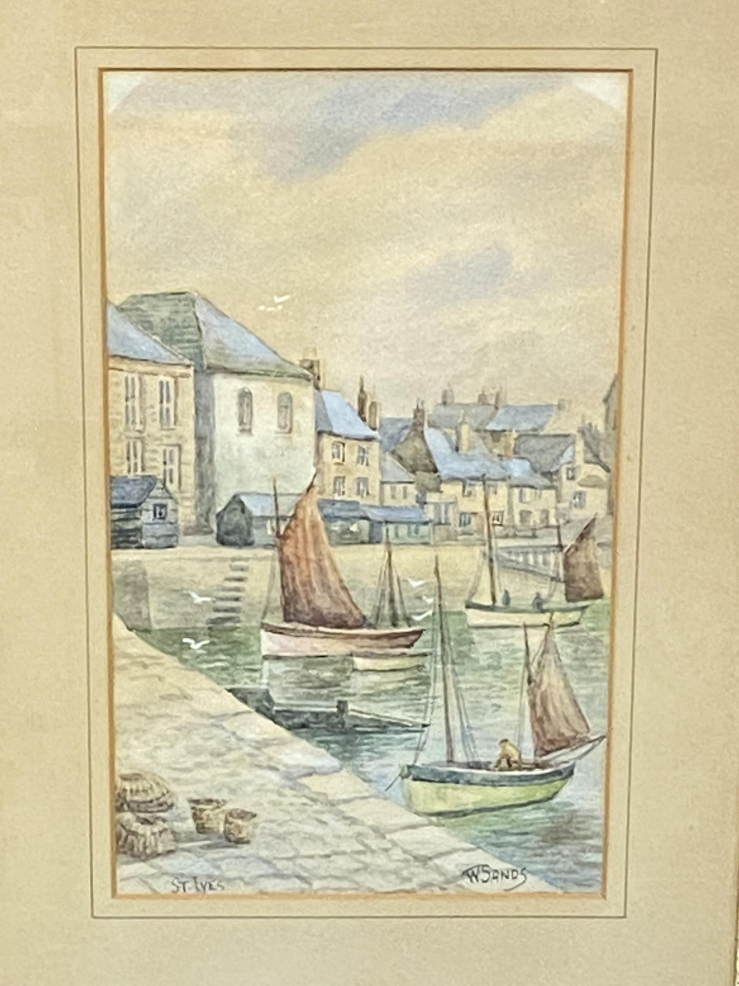 Two watercolours of St. Ives - Image 3 of 7