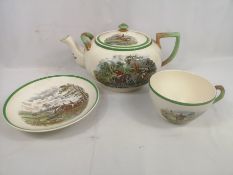 Copeland Spode teapot, cup and saucer