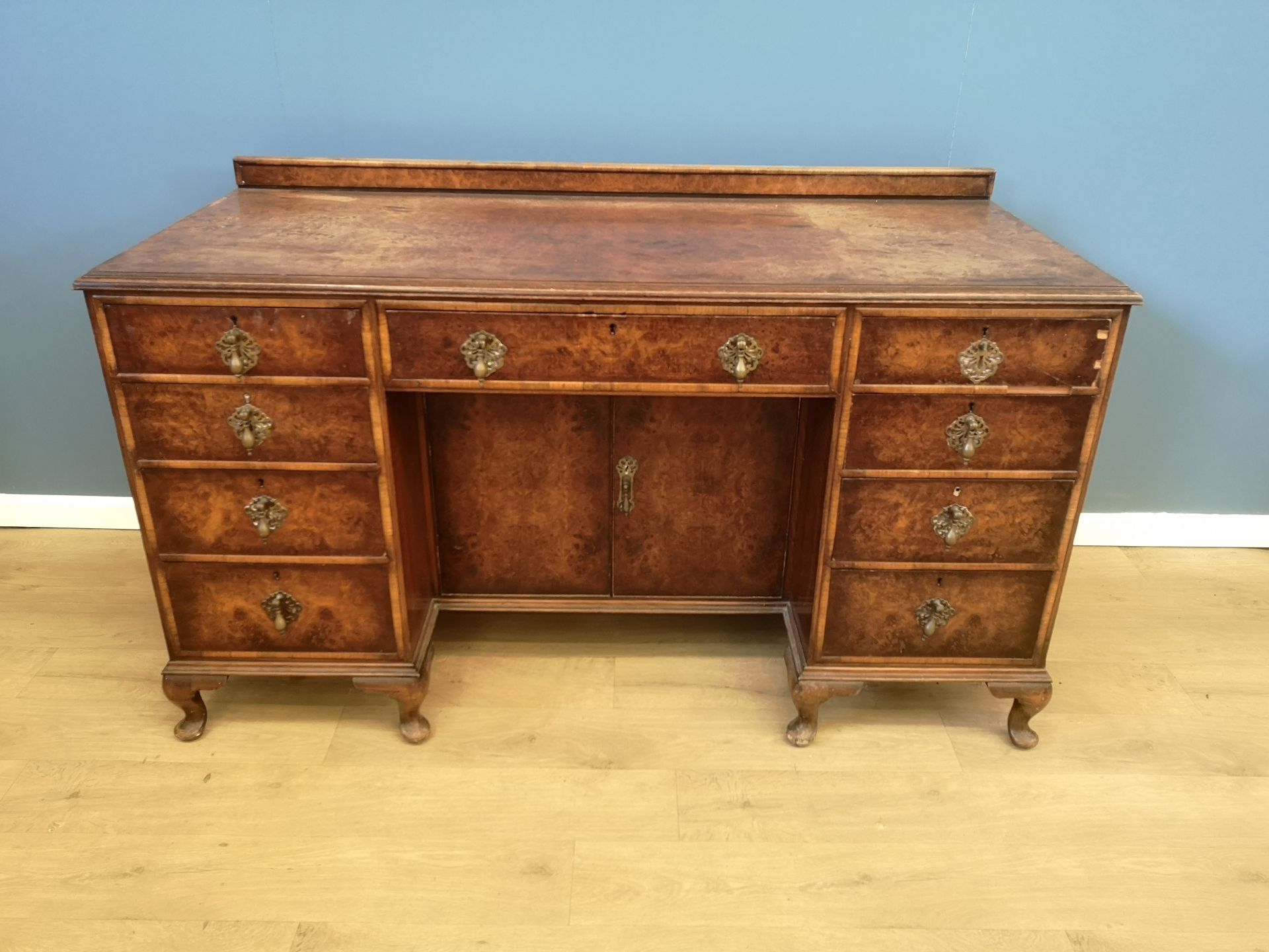 Waring & Gillow walnut desk