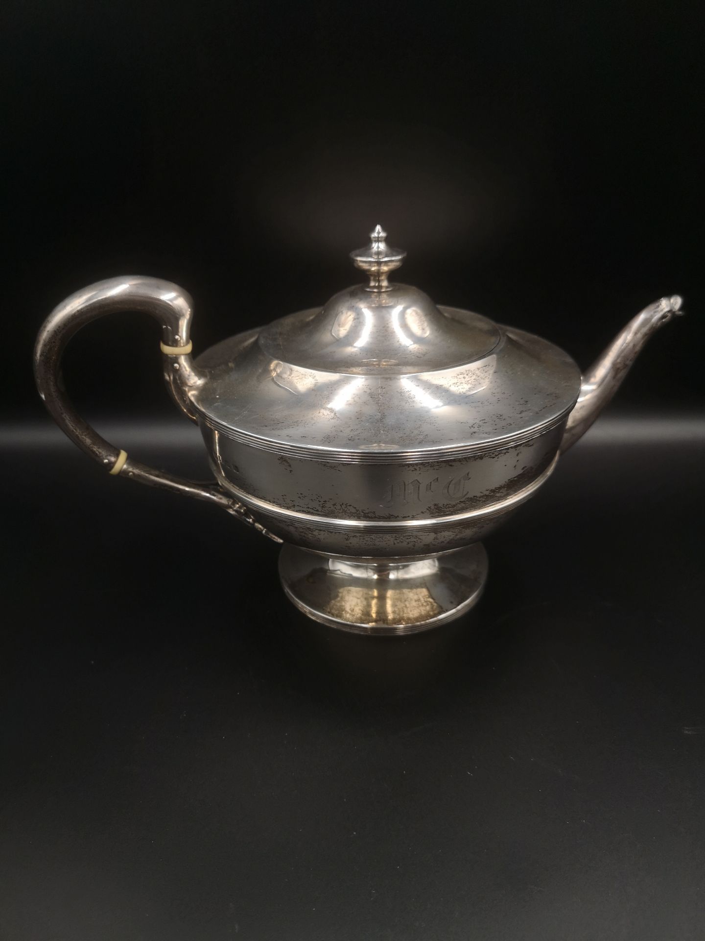Four piece silver tea set - Image 3 of 6