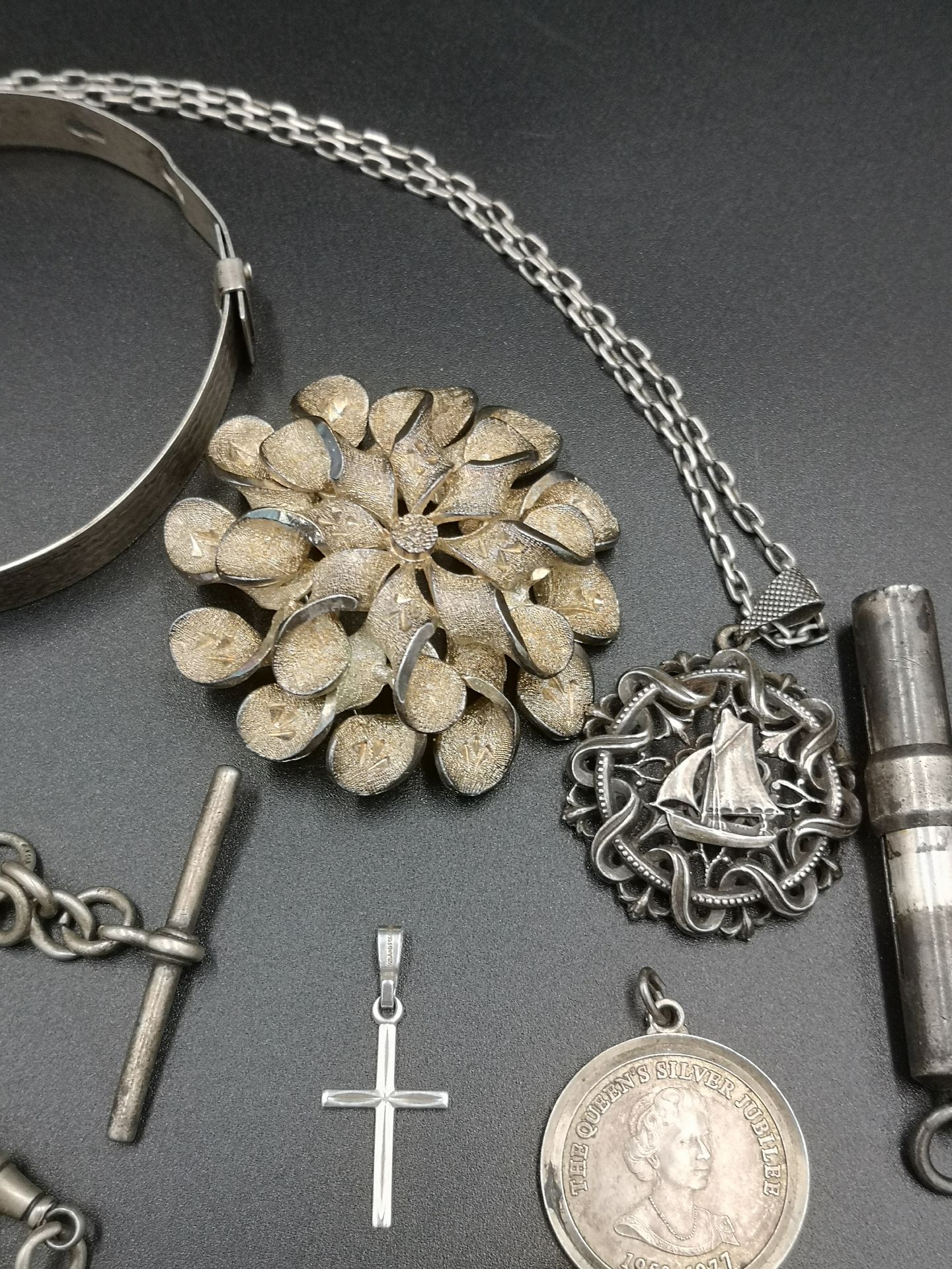 Collection of silver and white metal - Image 2 of 6