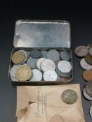 Quantity of silver coins