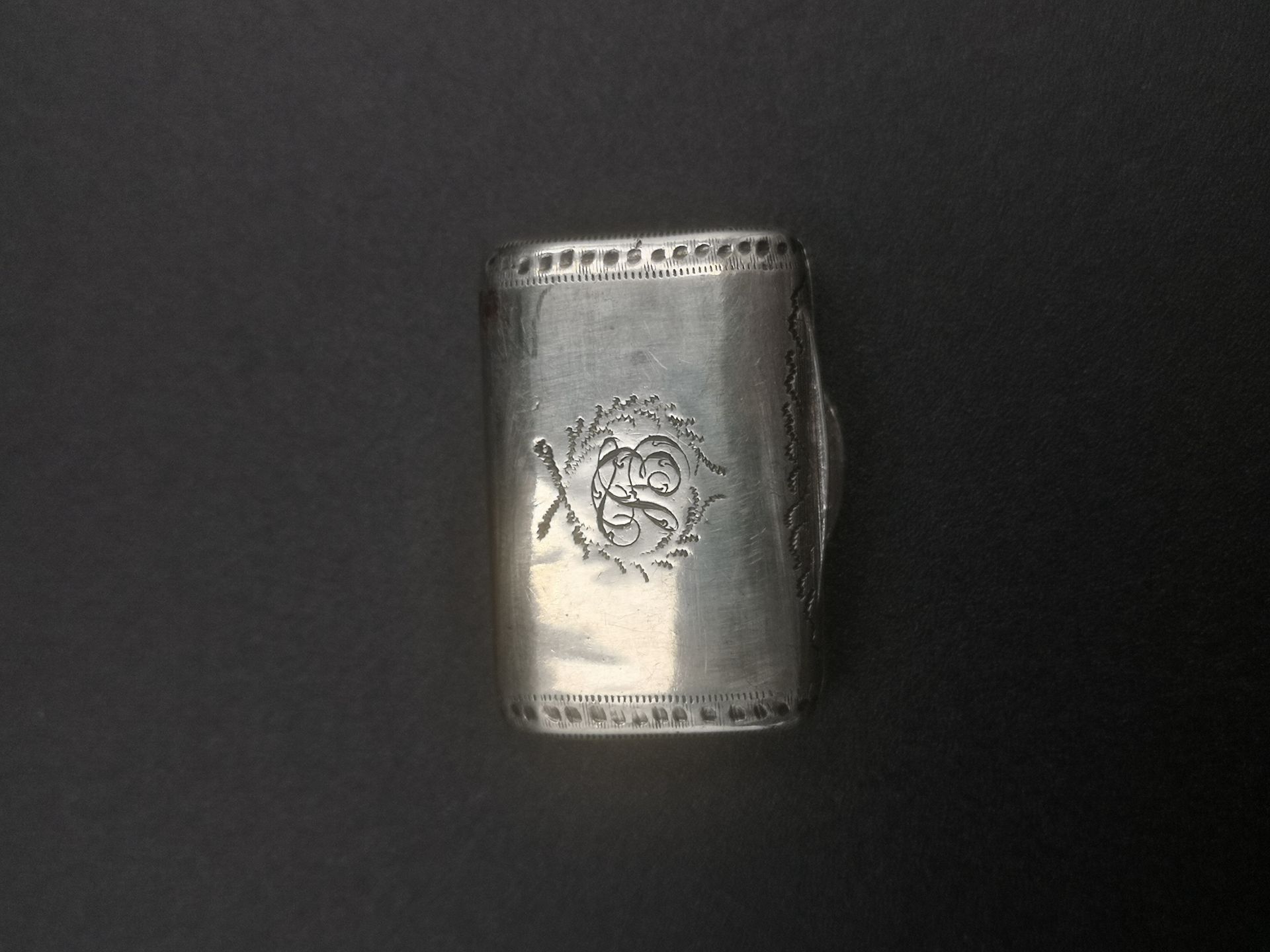Georgian silver vinaigrette - Image 4 of 4