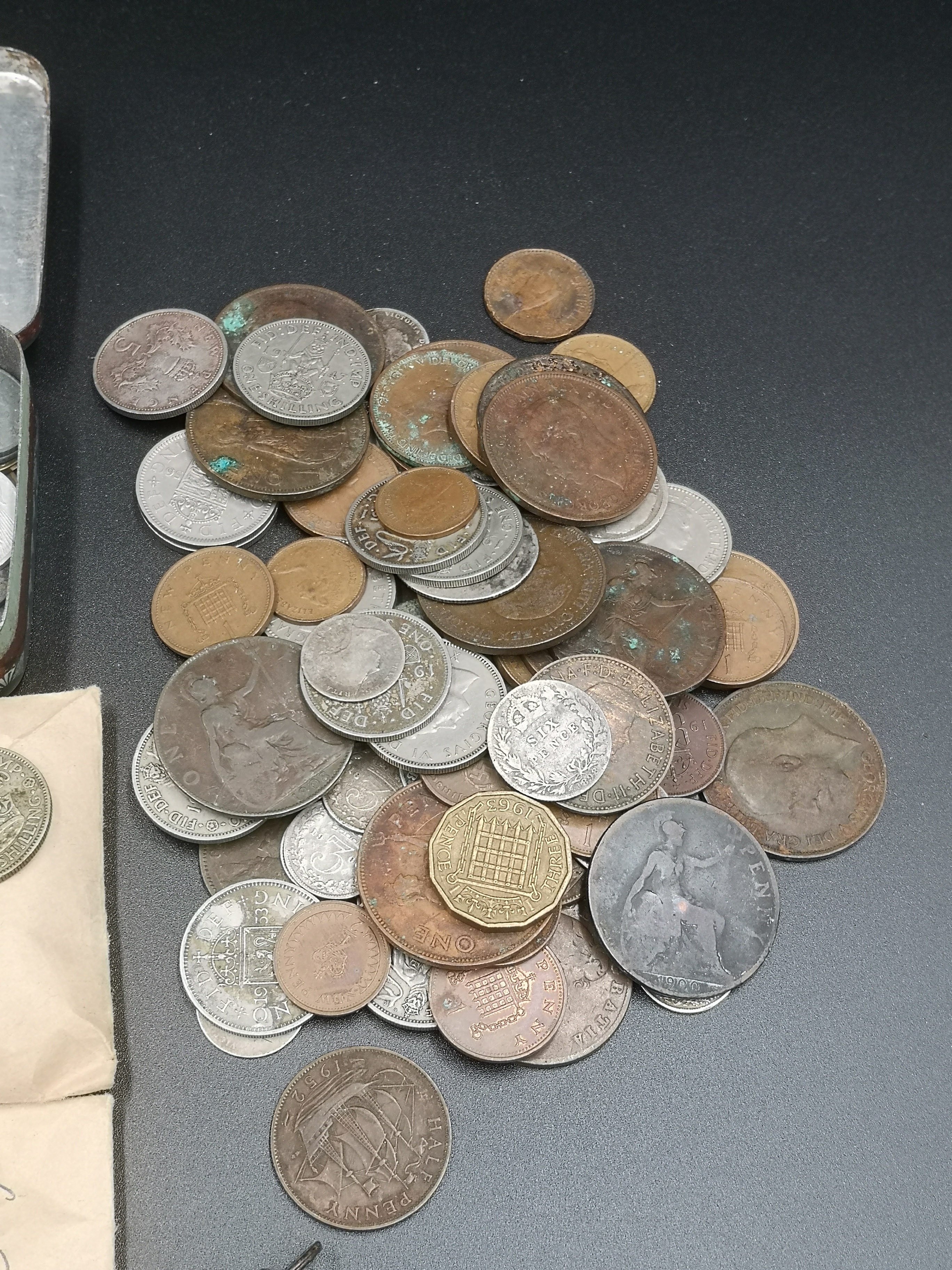Quantity of silver coins - Image 2 of 6