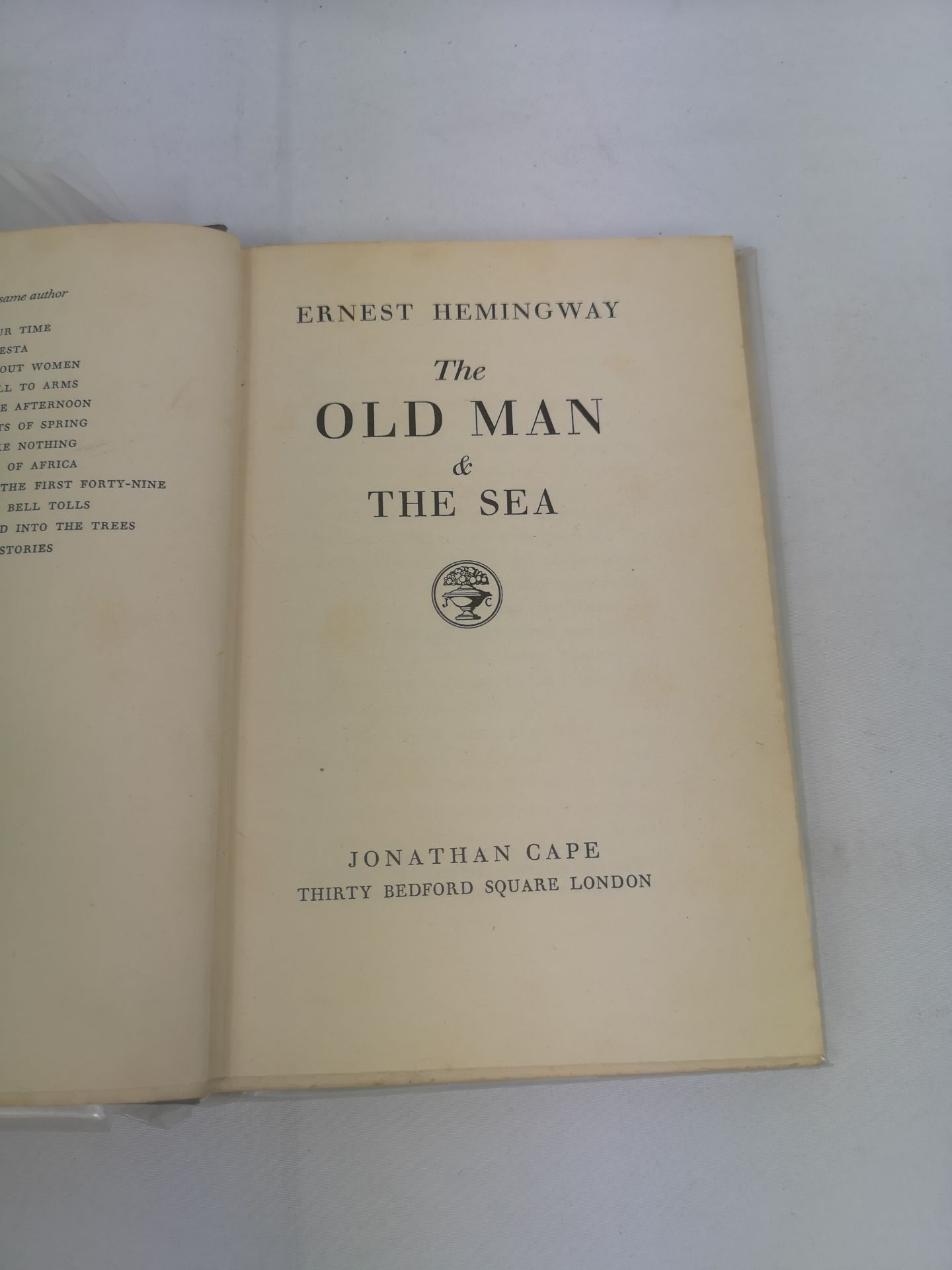 The Old Man and the Sea, published 1952 - Image 2 of 2