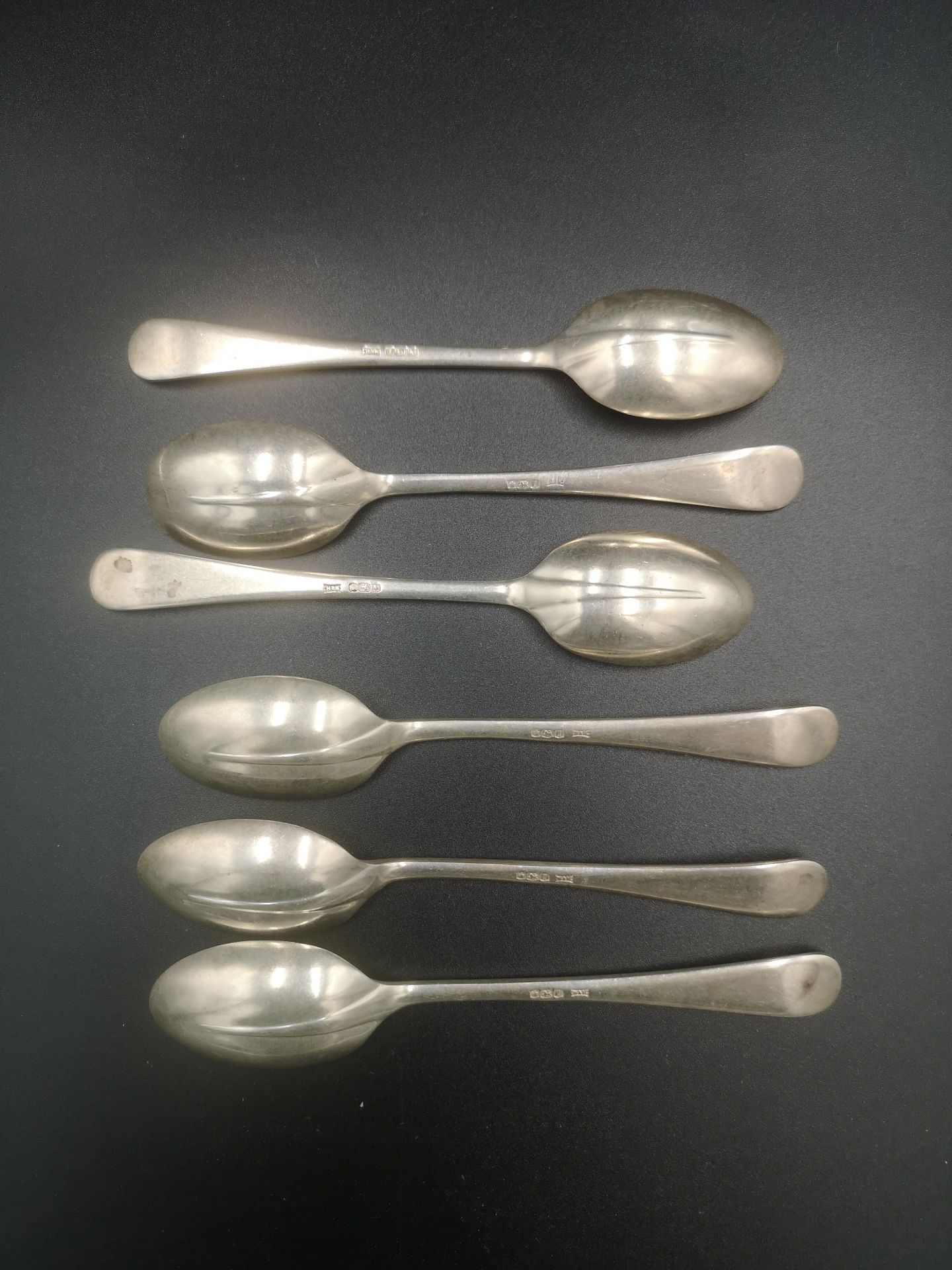 Six Walker and Hall silver spoons - Image 3 of 3