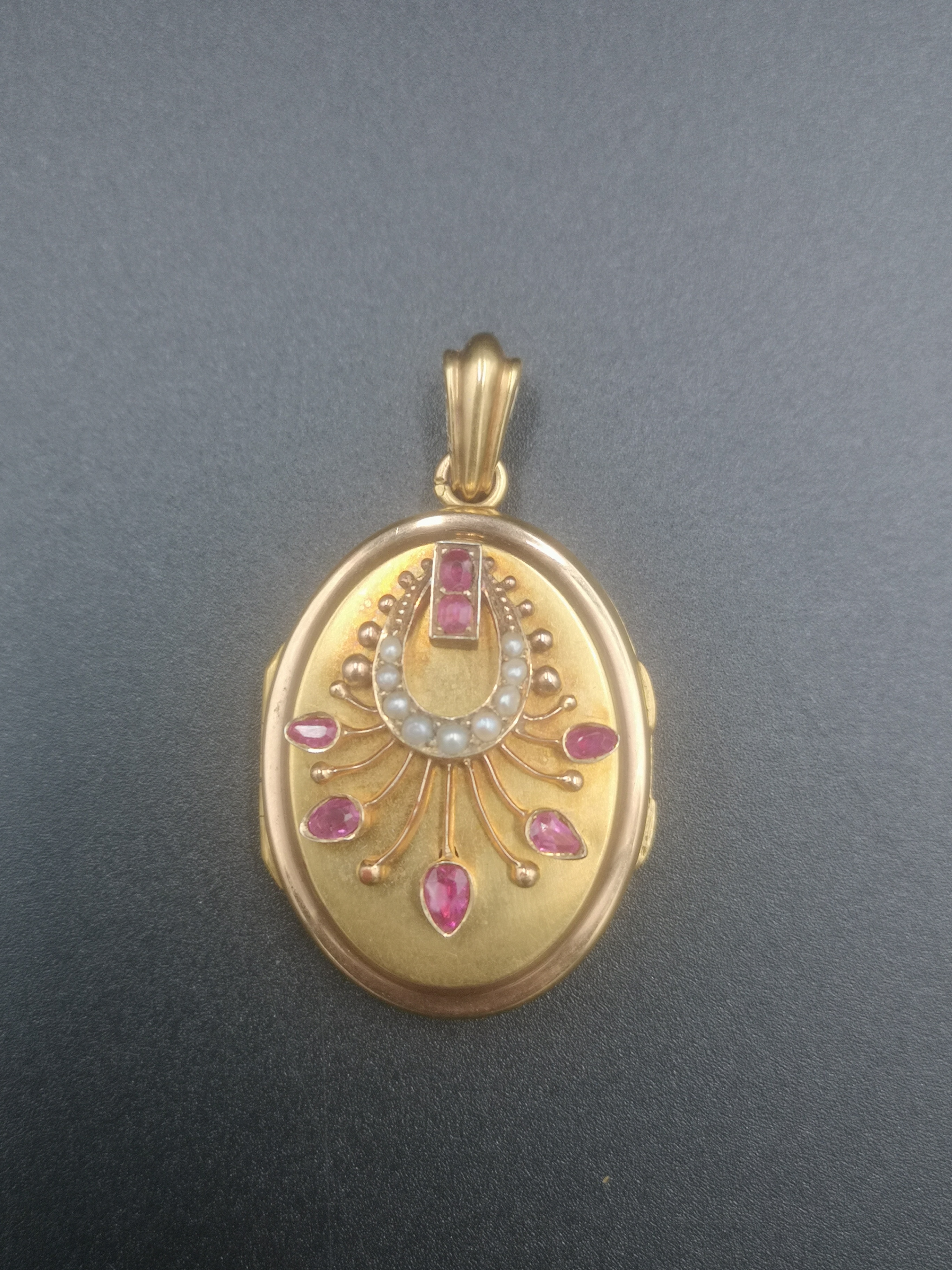 Victorian gold locket - Image 5 of 5