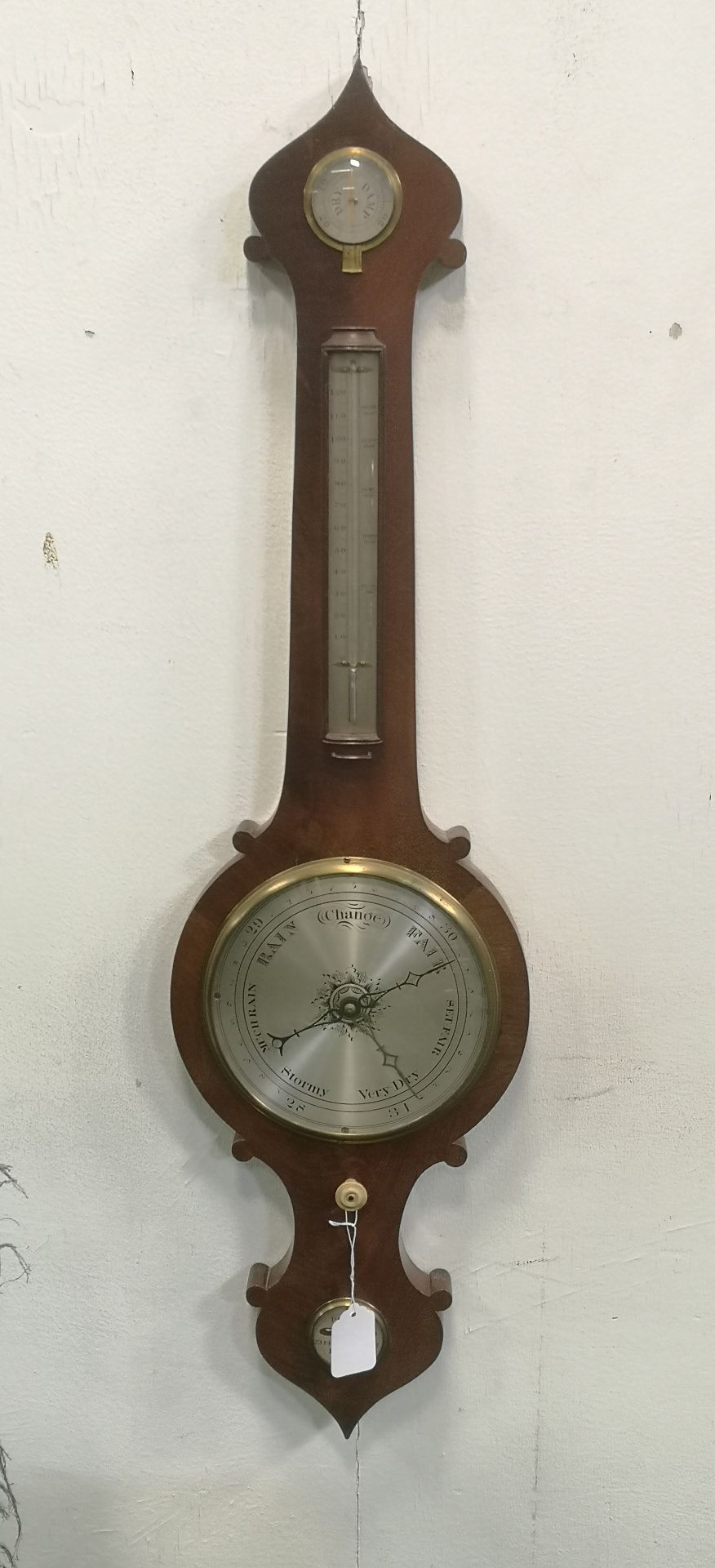 Victorian mahogany barometer