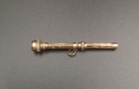 Victorian gold mechanical pencil