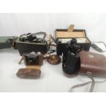 Two movie camera and other items