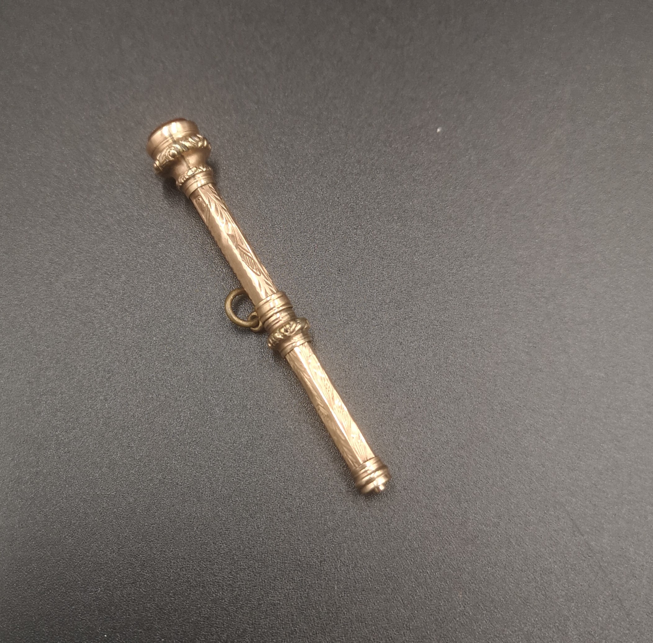 Victorian gold mechanical pencil - Image 2 of 5