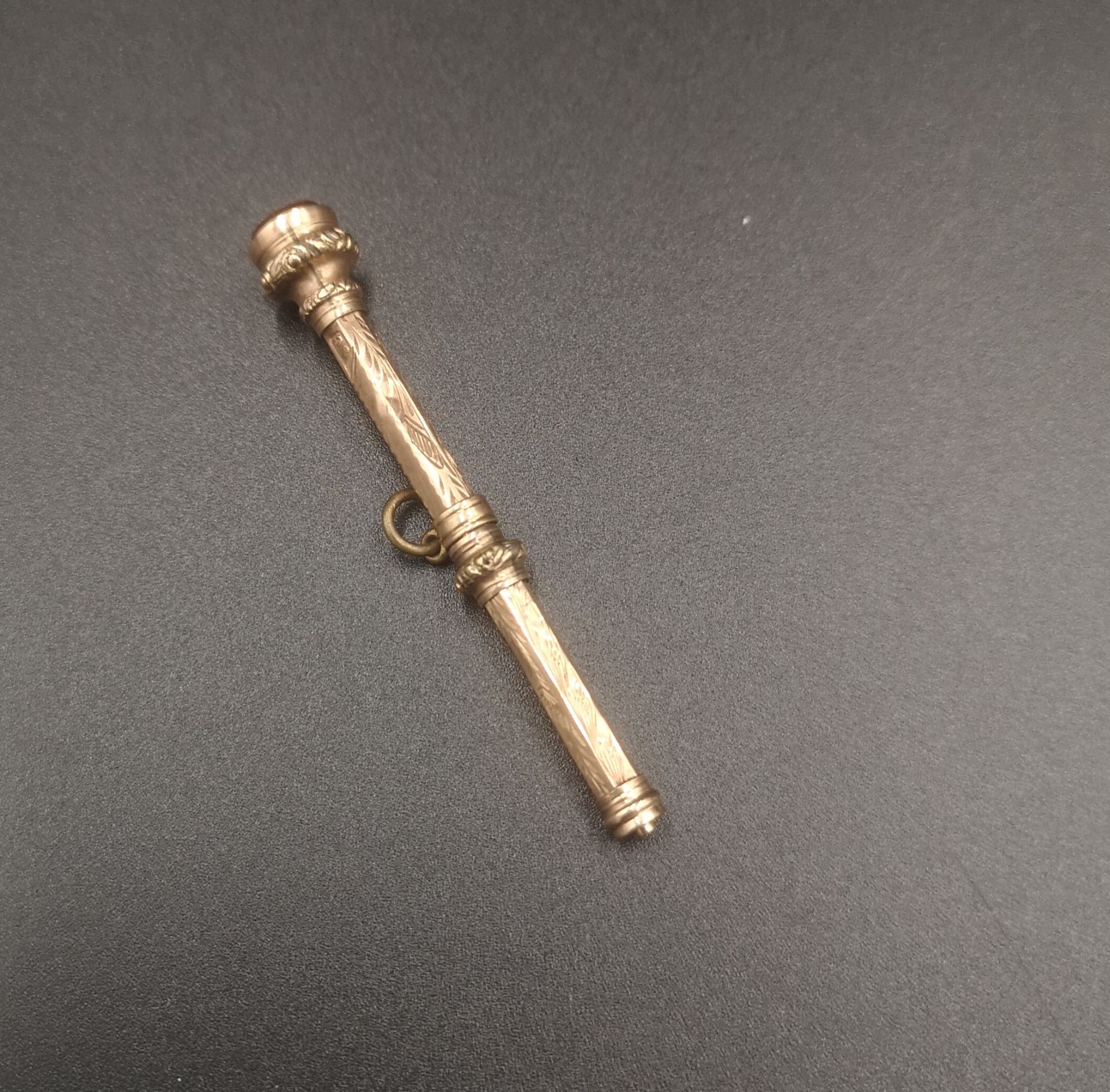 Victorian gold mechanical pencil - Bild 2 aus 5
