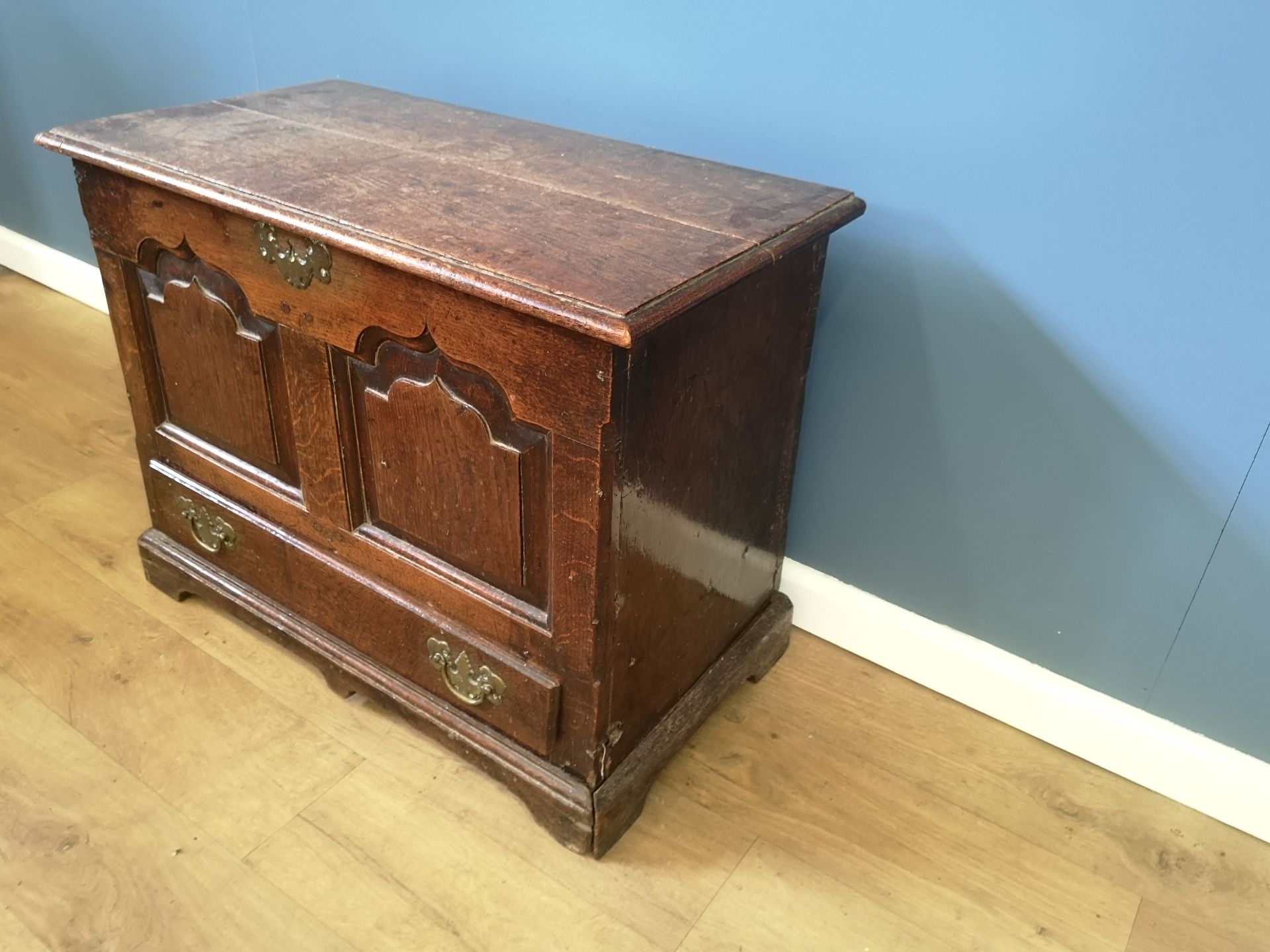 Victorian oak Bible box - Image 3 of 5