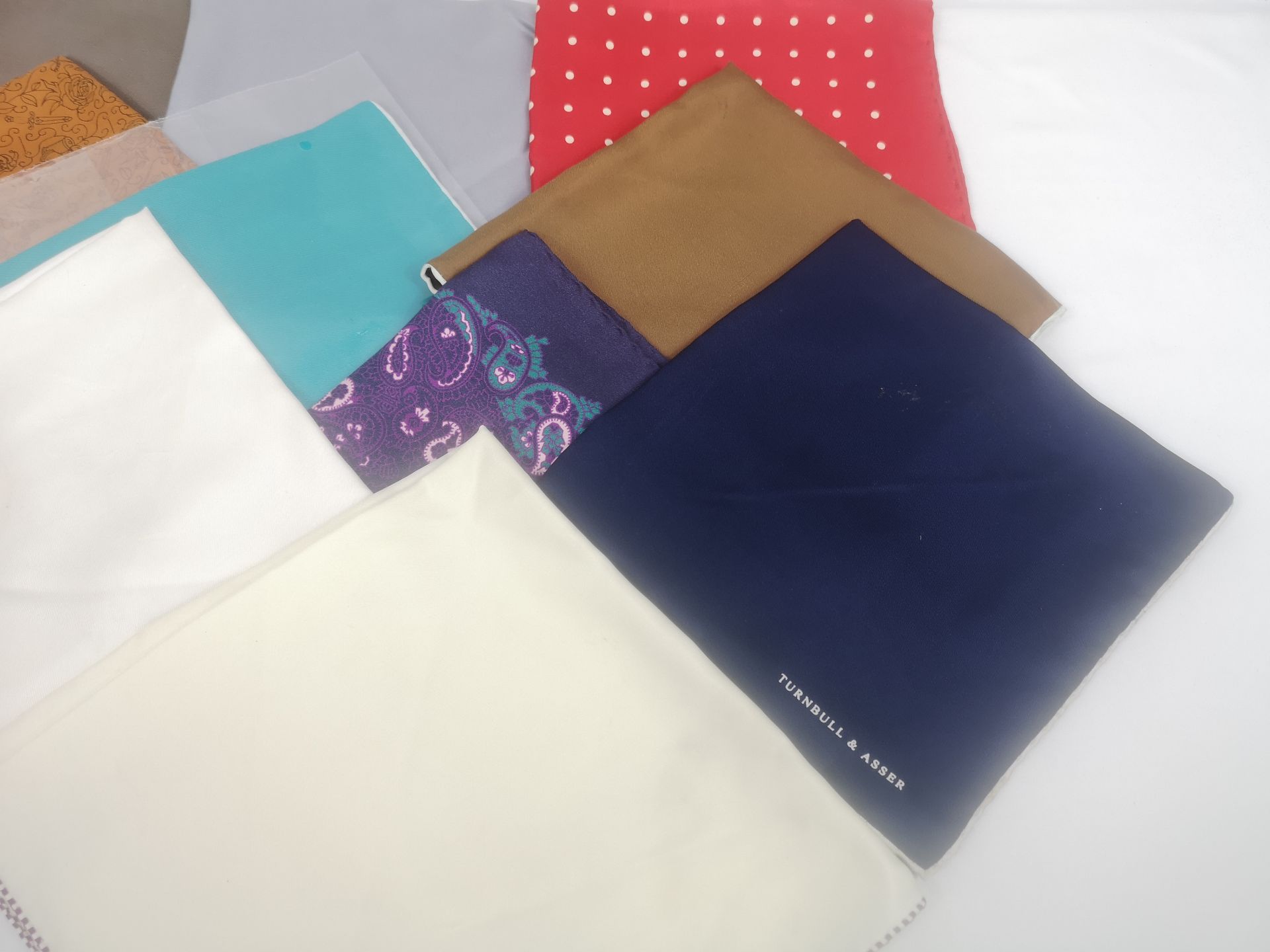 Ten Turnbull and Asser pocket squares. - Image 4 of 6