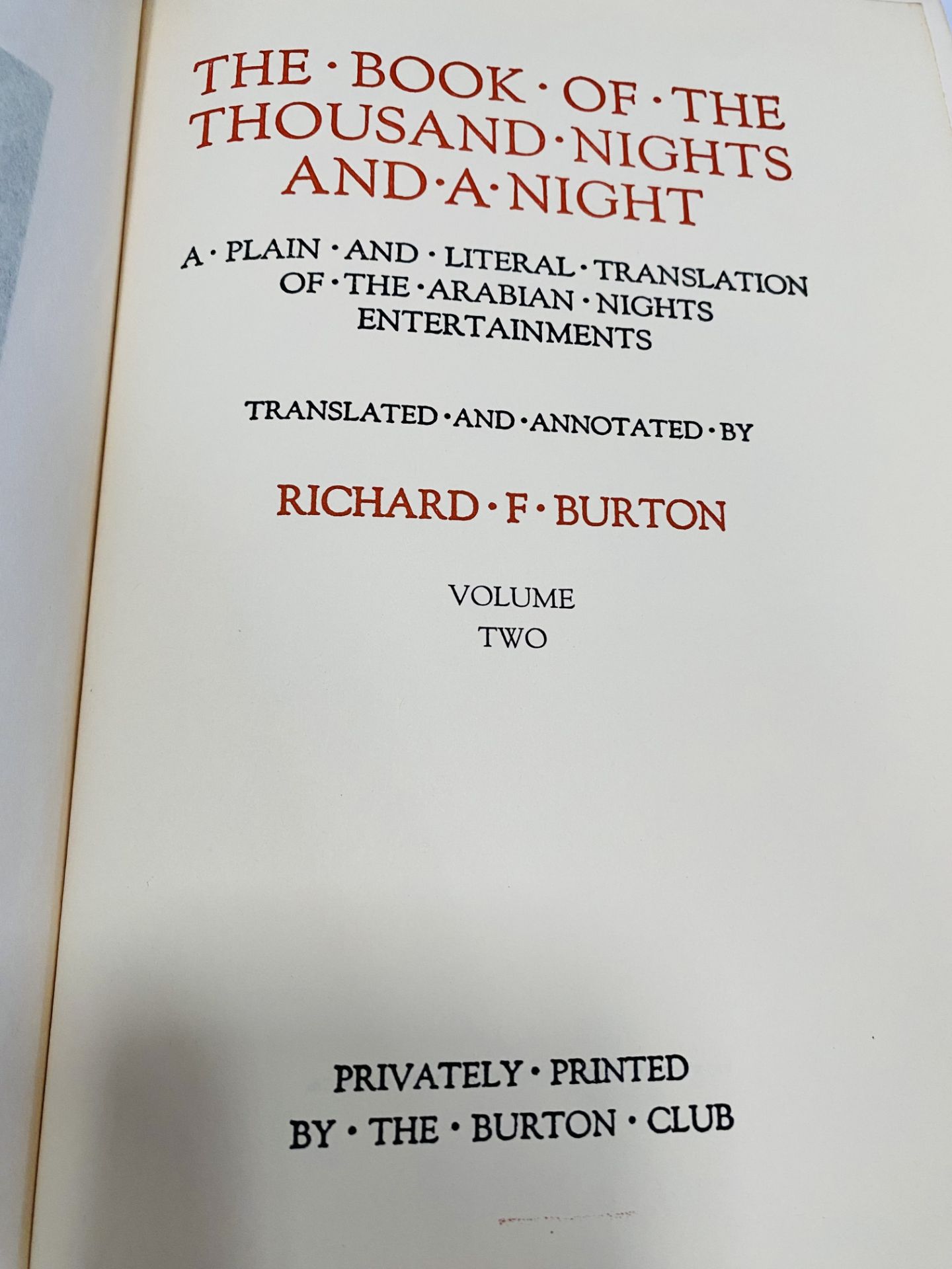 The Book of the Thousand Nights and a Night, published by the Burton Club - Bild 5 aus 6