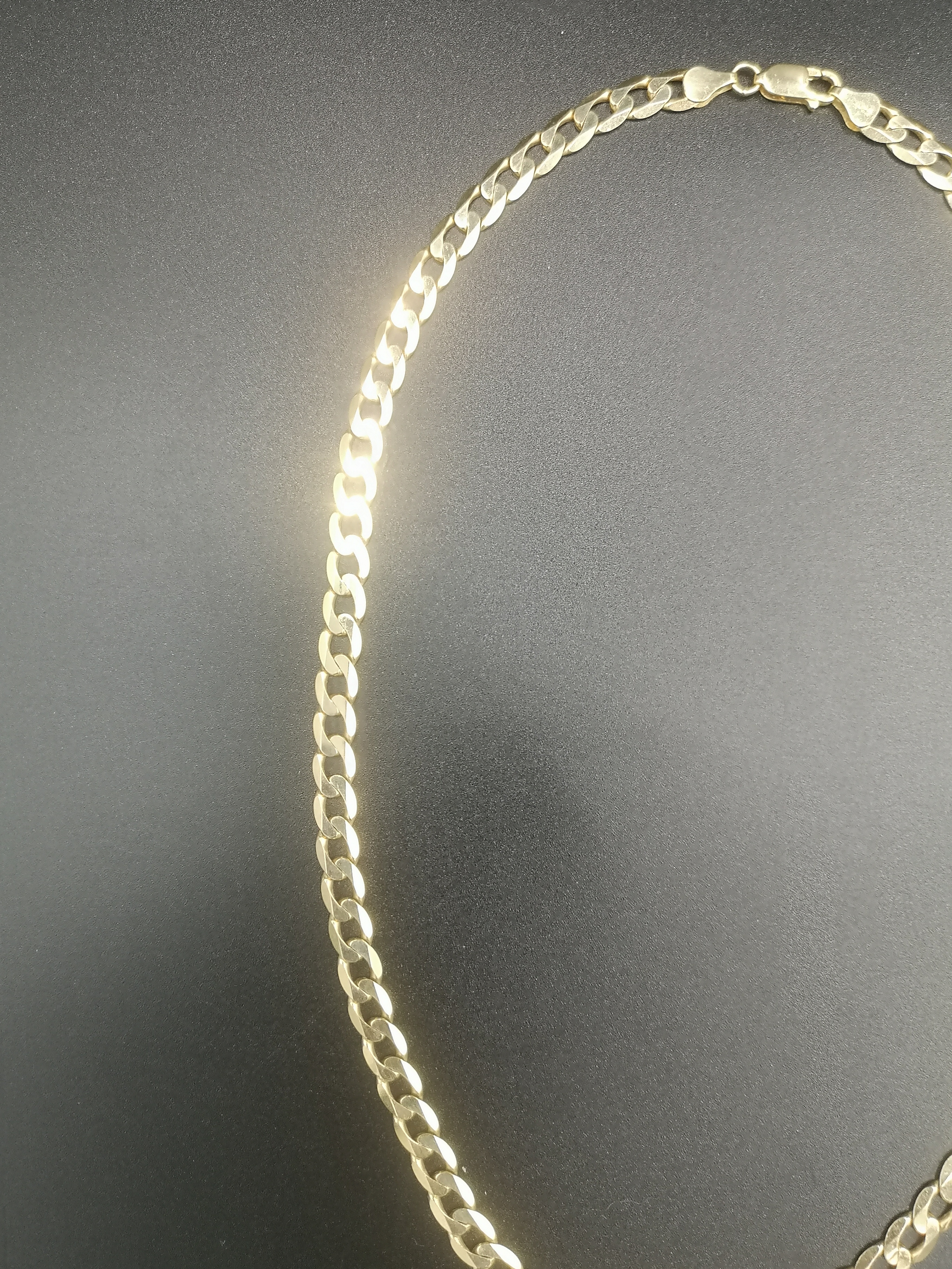 9ct gold curb link chain - Image 3 of 7