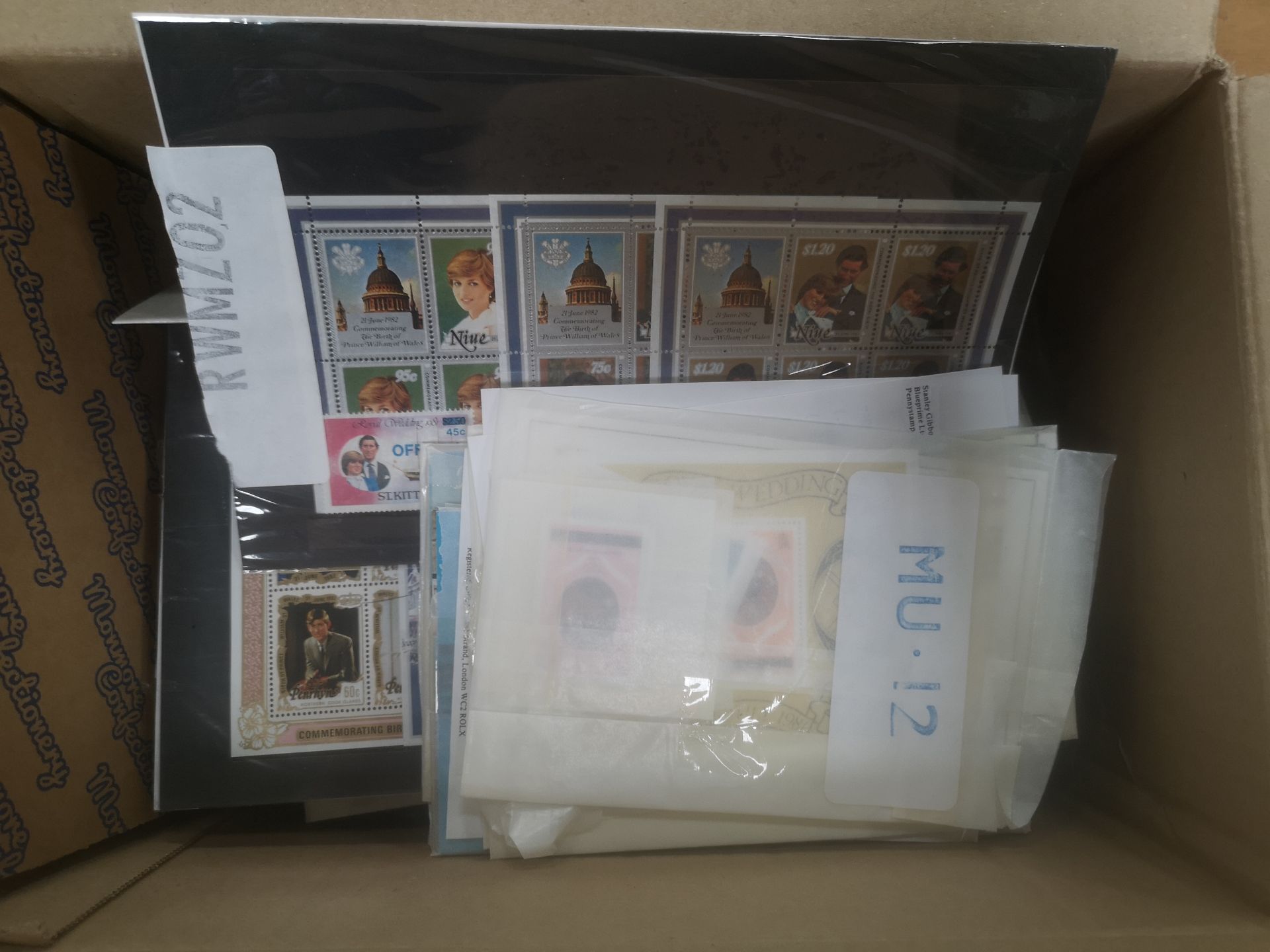 Quantity of Charles & Diana 1981 Royal Wedding stamps