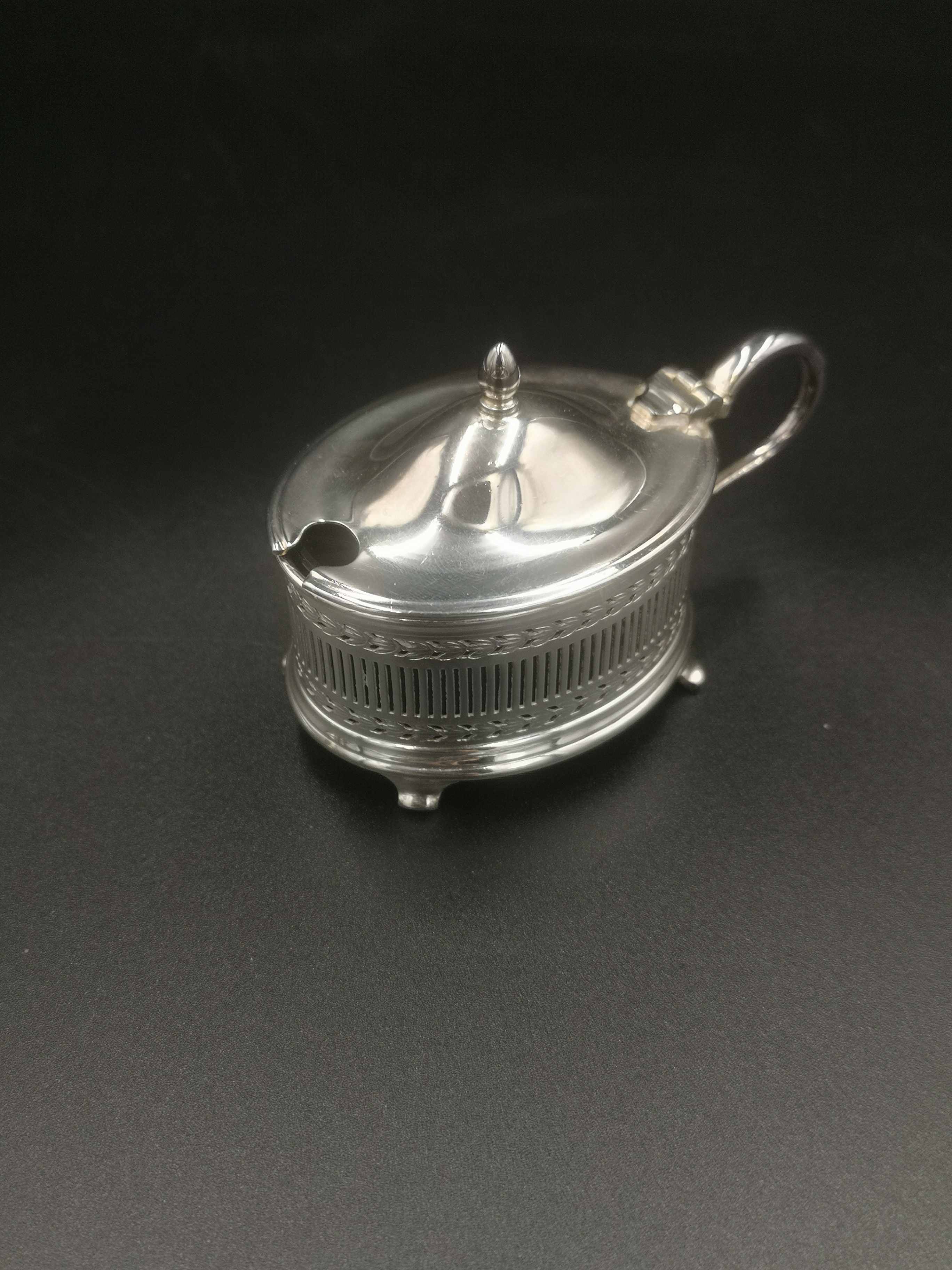 Silver three piece cruet - Image 7 of 7