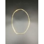 9ct gold curb link chain