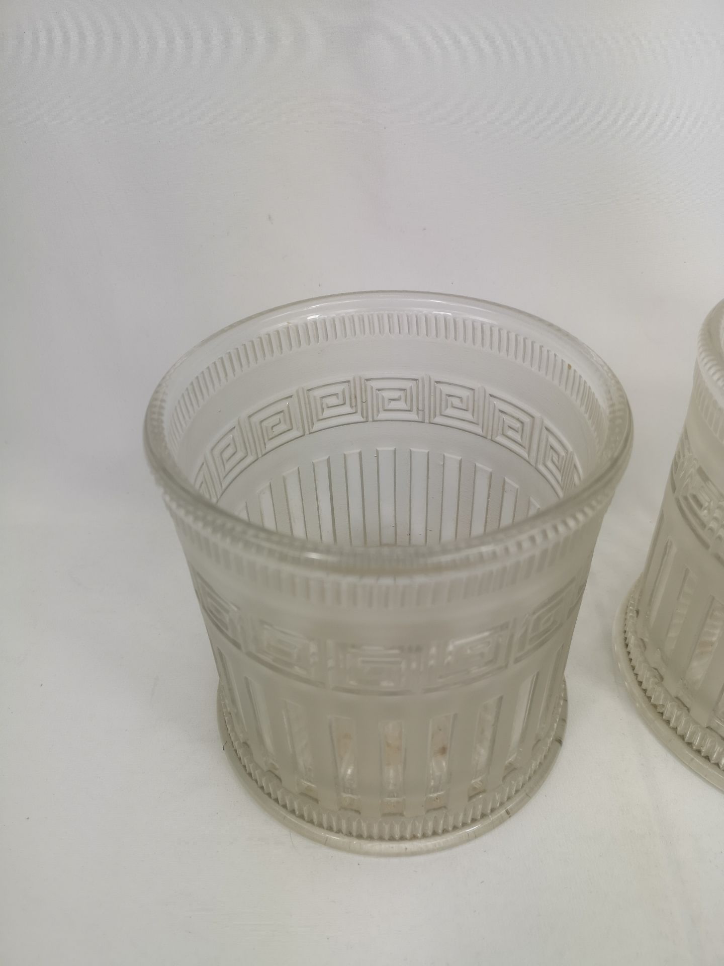 Two Victorian Molineaux Webb glass biscuit barrels - Bild 3 aus 6