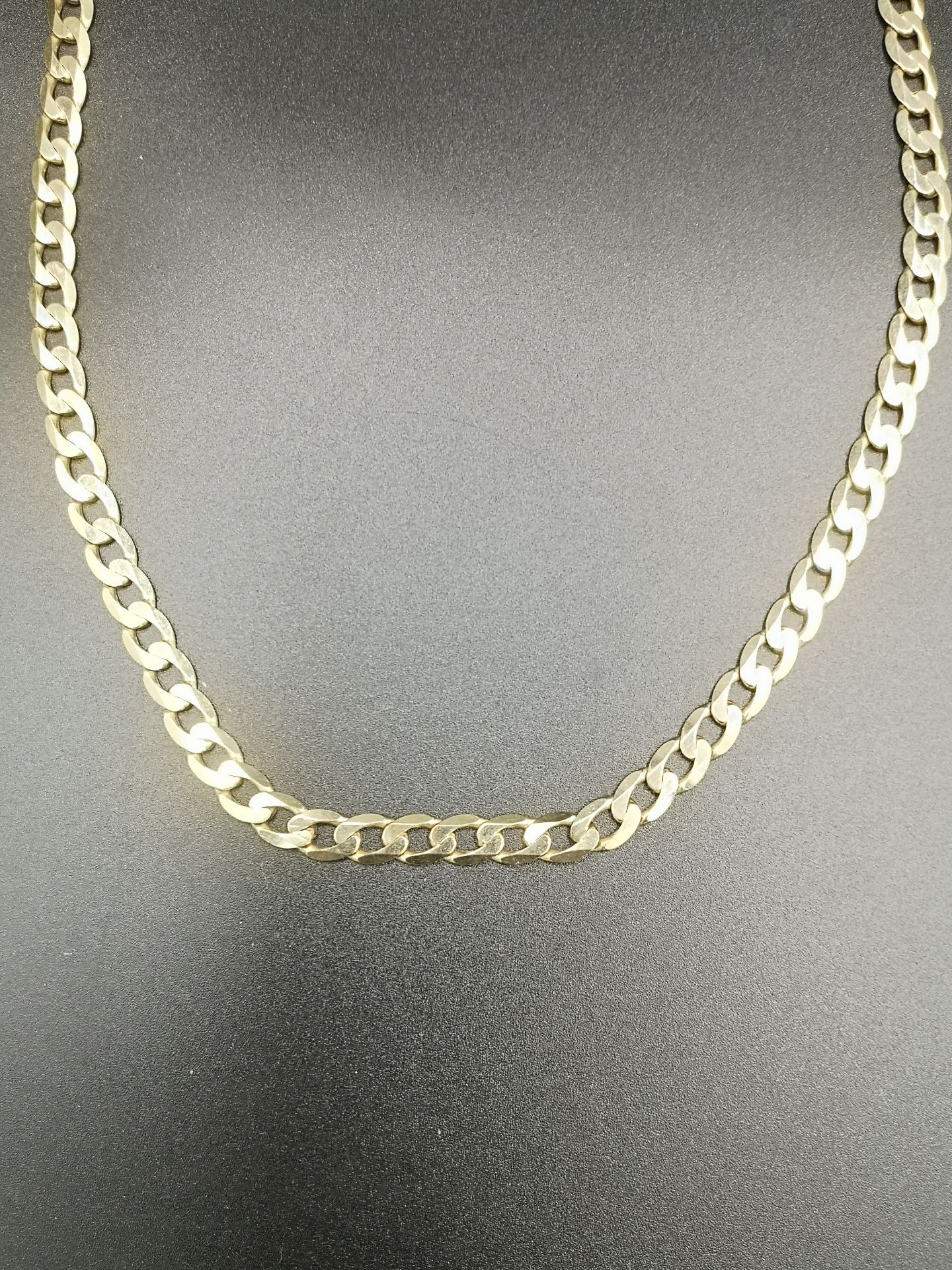9ct gold curb link chain - Image 4 of 7