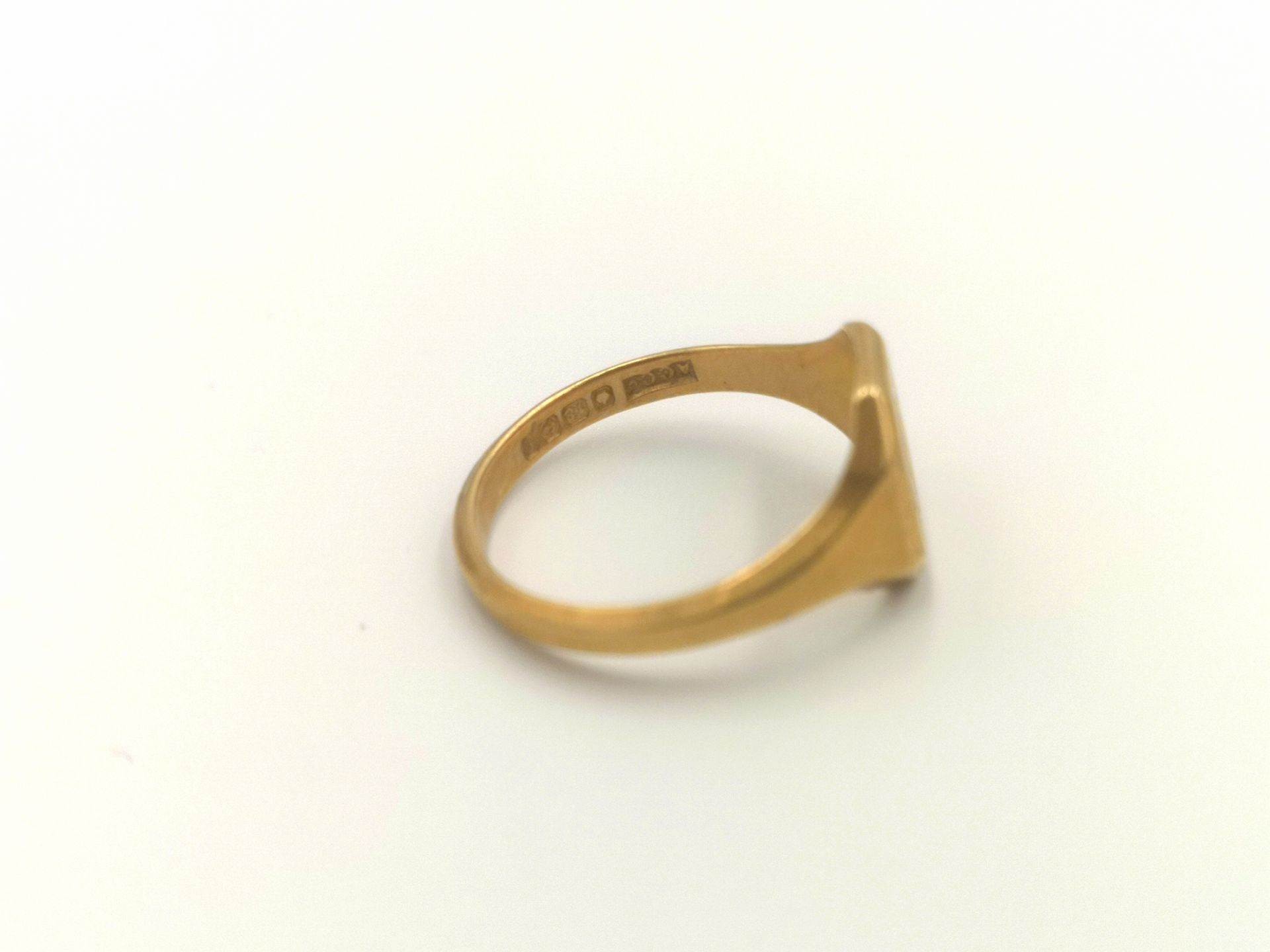 18ct gold ring - Bild 4 aus 4