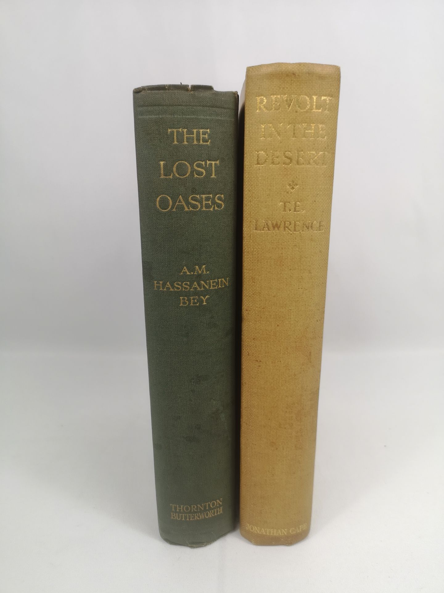 The Lost Oases by A.M.Hassanein Bey; together with Revolt in the Desert by T.E. Lawrence