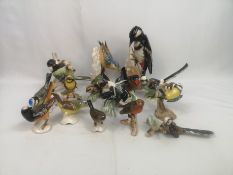 Collection of 15 Goebel porcelain birds