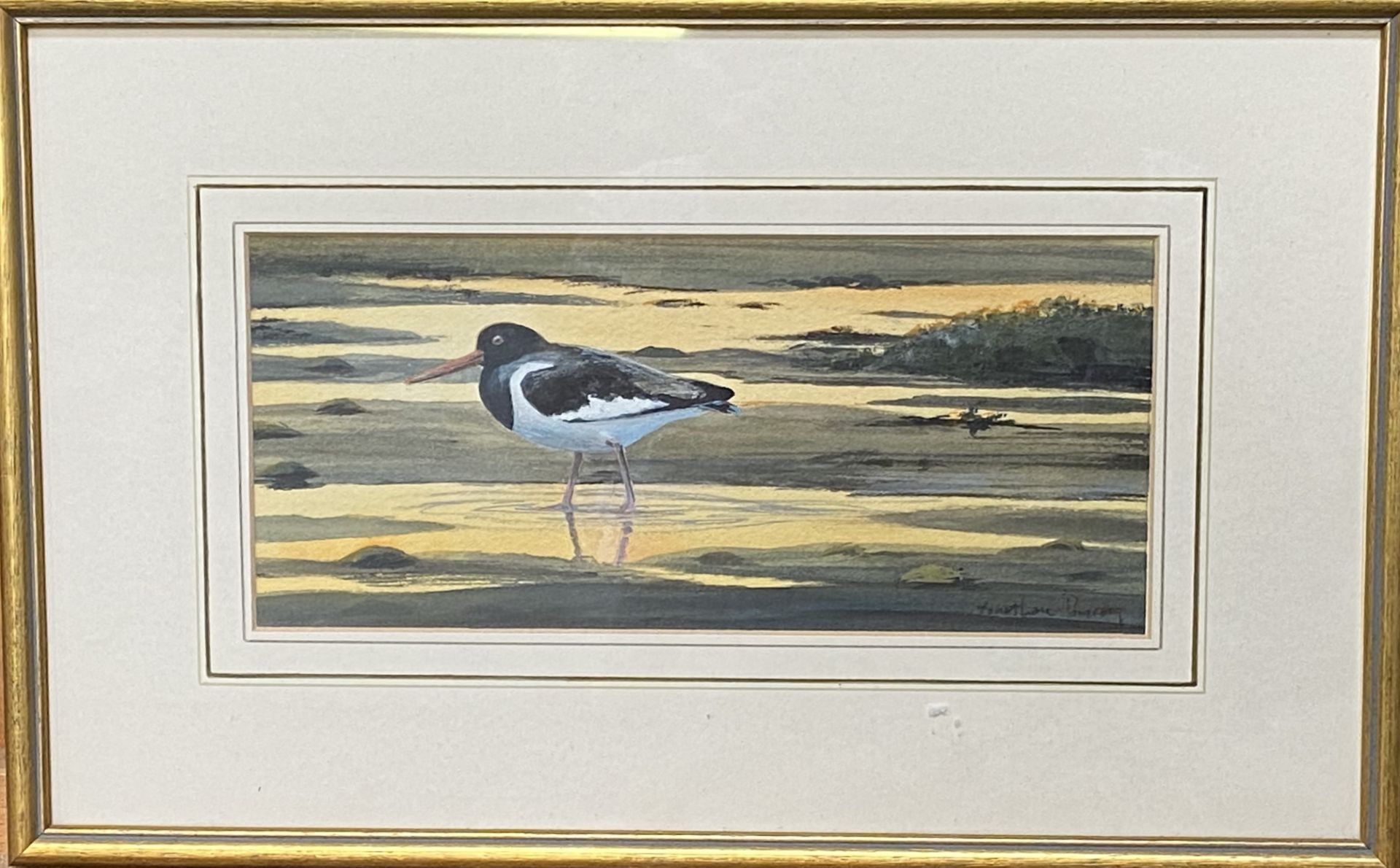 Framed and glazed watercolour signed Jonathan Pomroy - Image 2 of 4