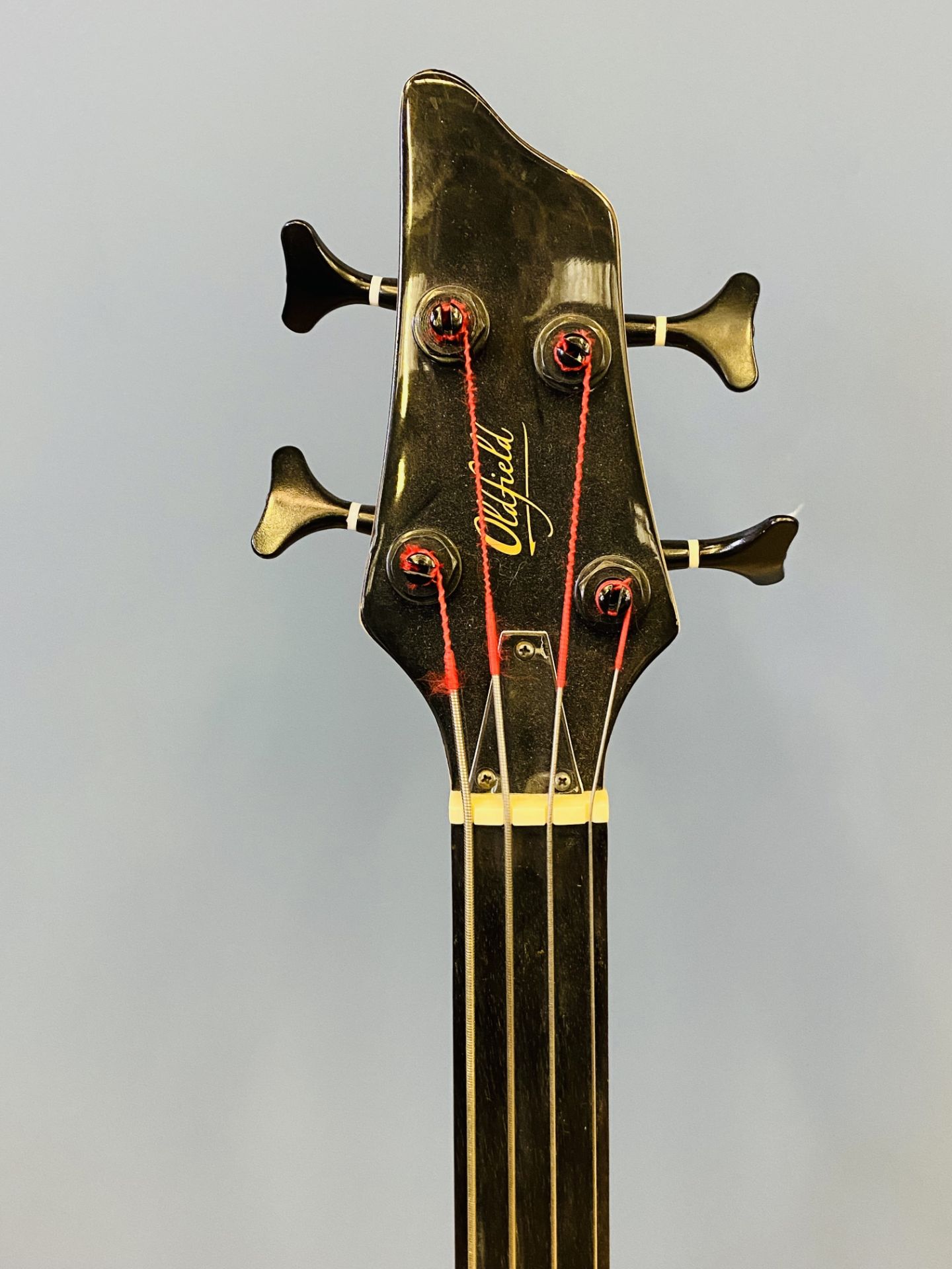 Oldfield fretless bass guitar - Image 3 of 3