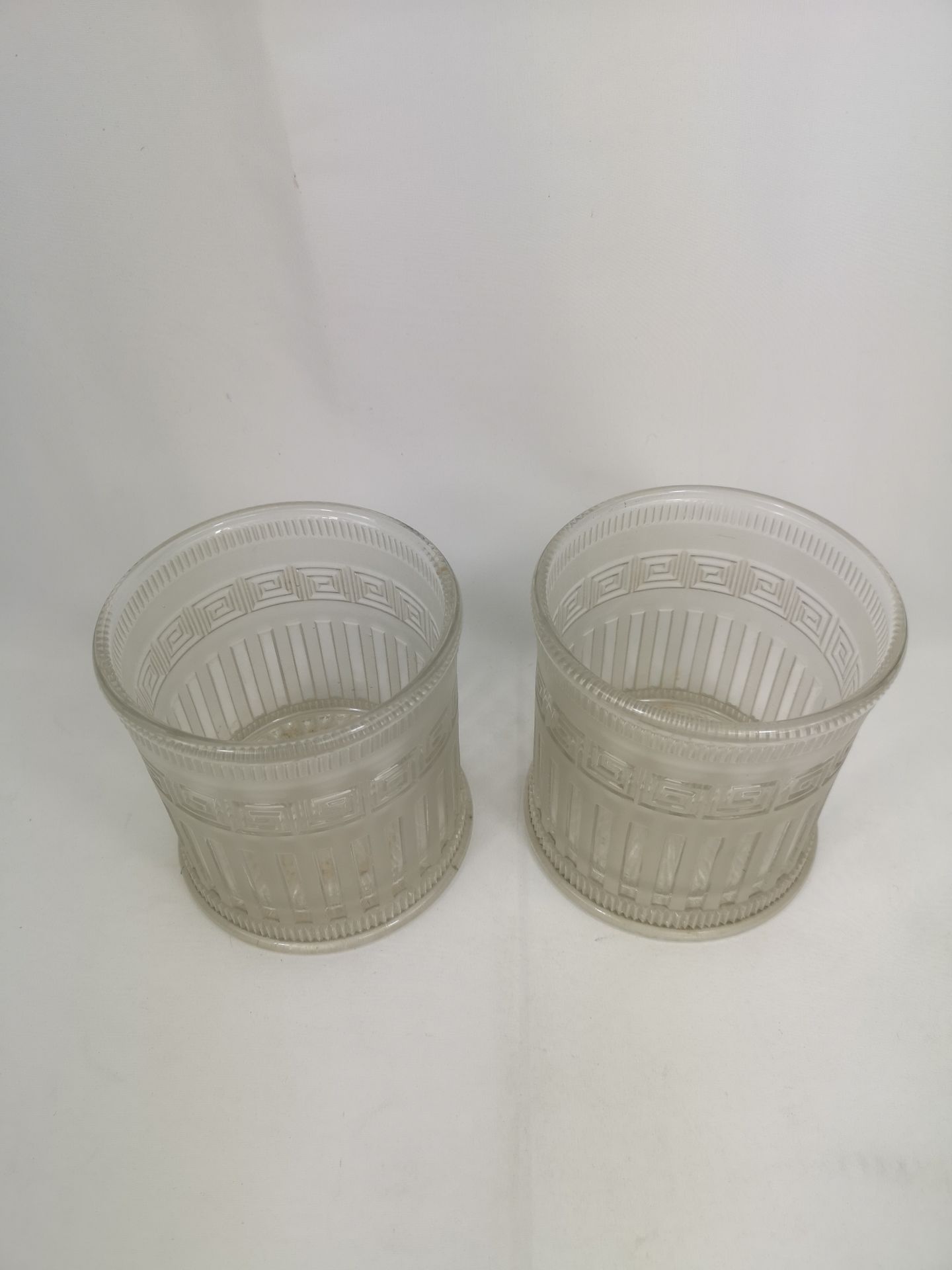 Two Victorian Molineaux Webb glass biscuit barrels - Bild 2 aus 6