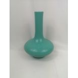 Oriental blue vase