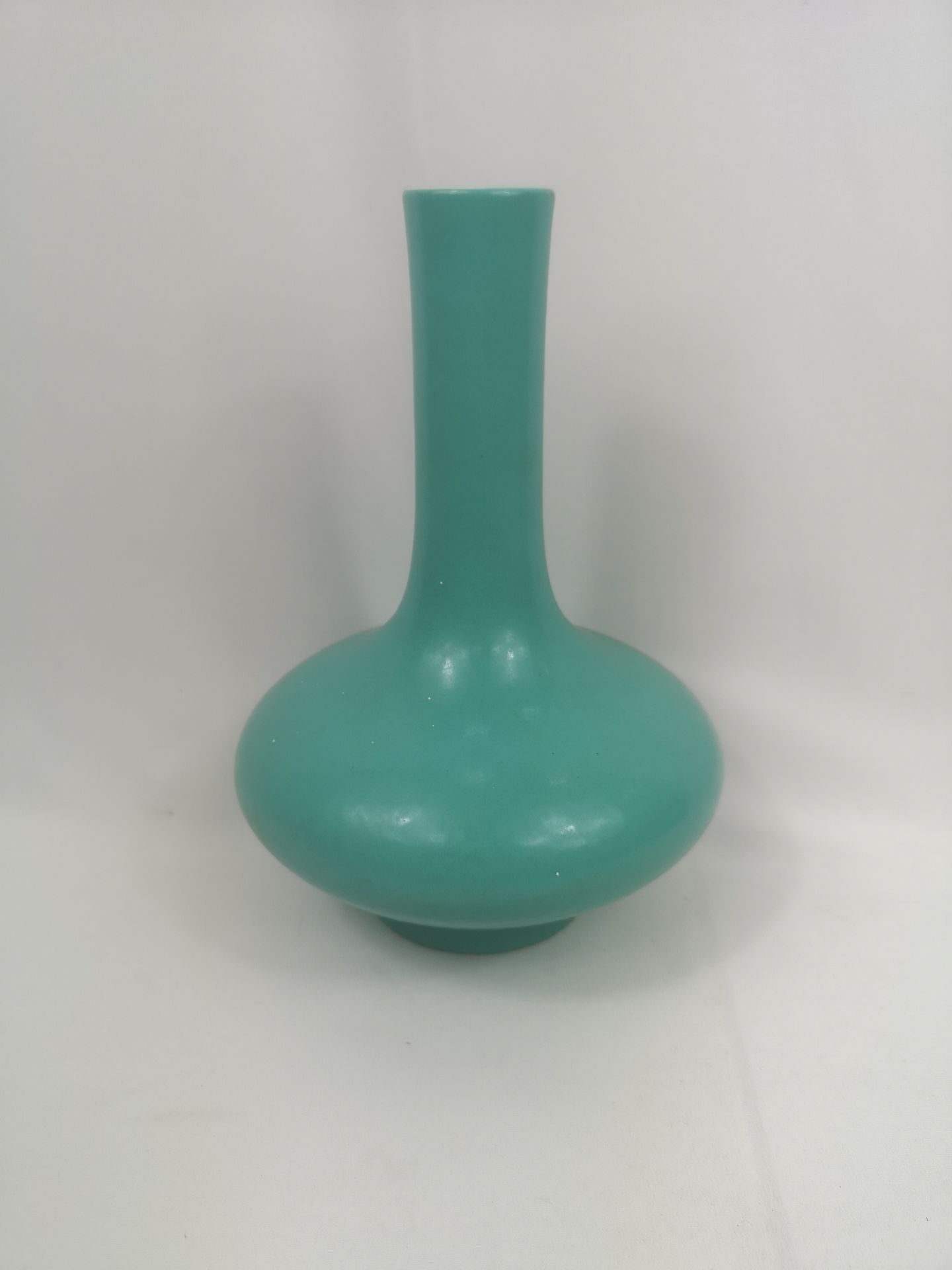 Oriental blue vase