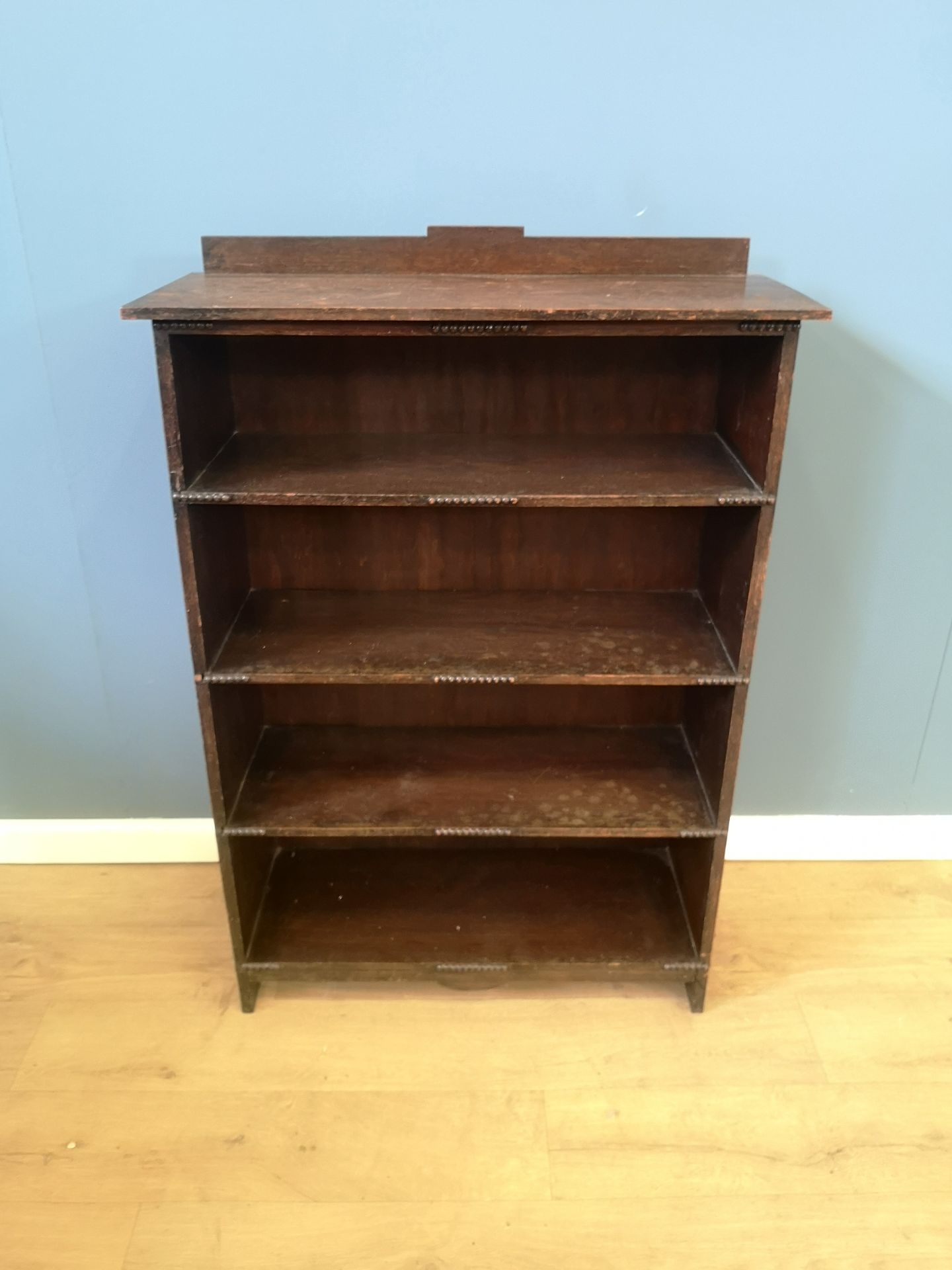 Waring & Gillow oak bookcase - Image 2 of 4