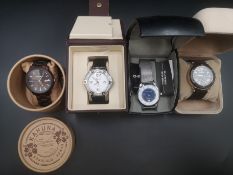 Collection of four gents wristwatches