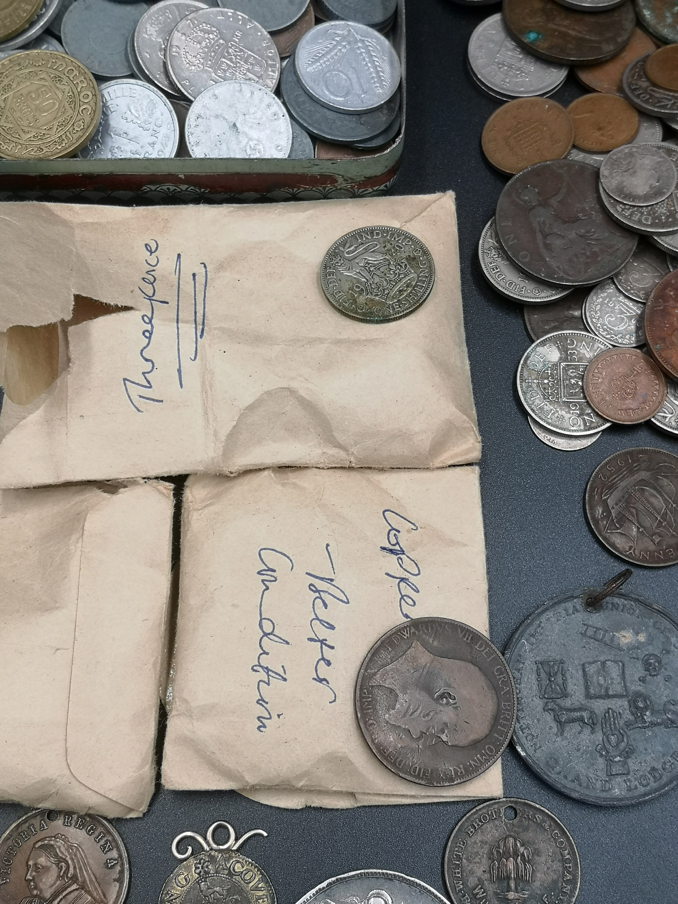 Quantity of silver coins - Image 3 of 6