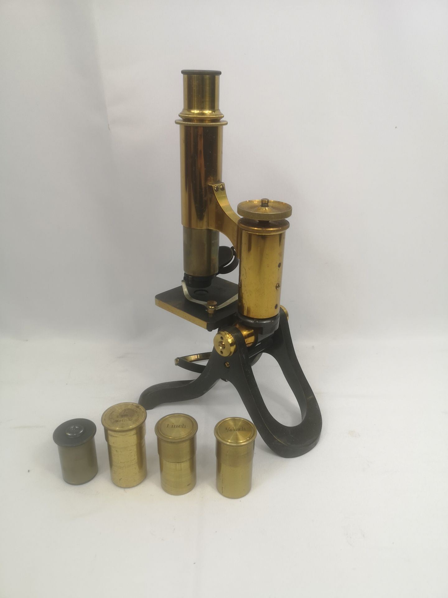 Brass students microscope - Image 3 of 5