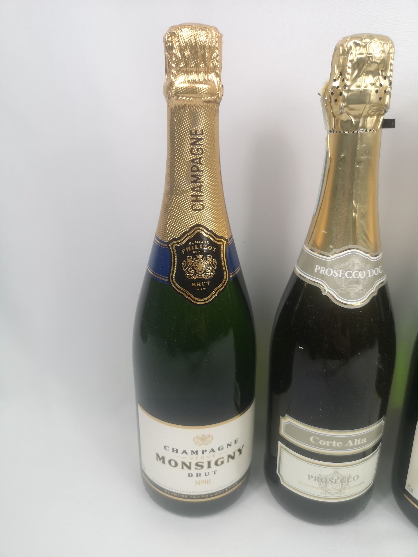 Five 75cl bottles of Monsigny Brut together with a 75cl bottle of Corte Alta Prosecco - Image 2 of 6