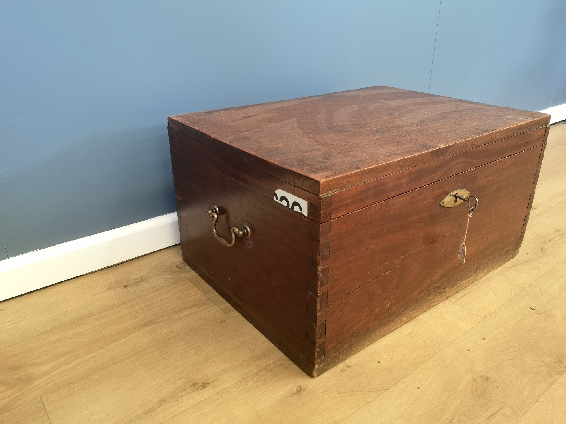 Mahogany cutlery box - Image 2 of 4