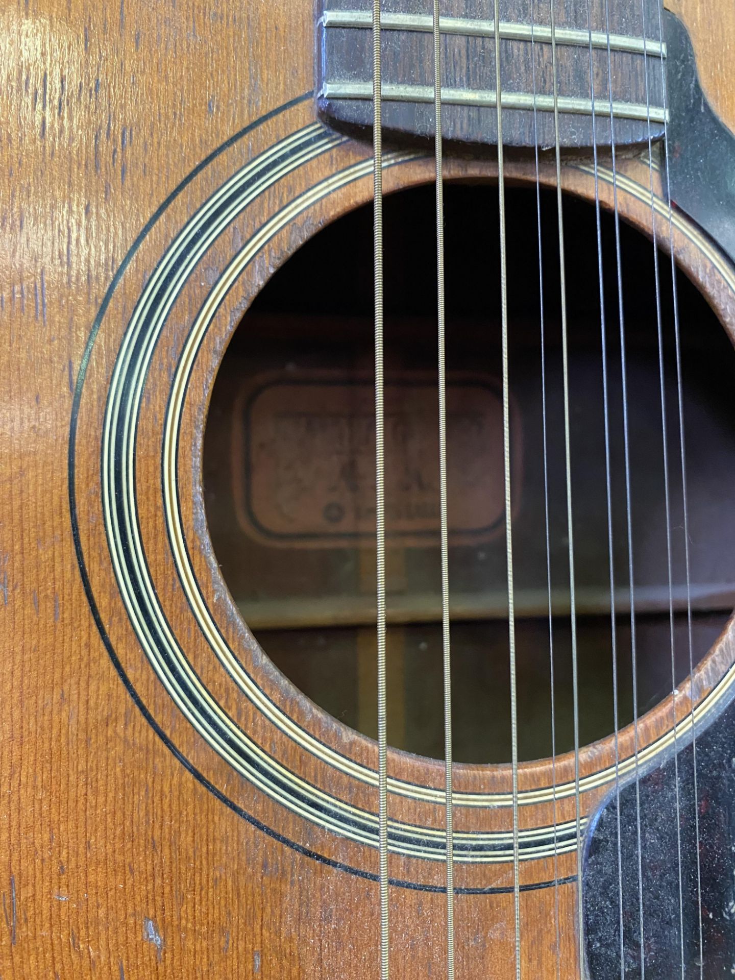 Yamaha 12 string acoustic guitar - Image 4 of 4