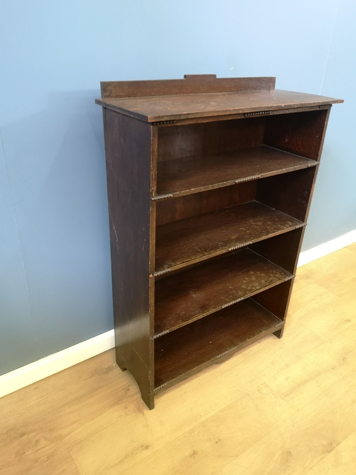 Waring & Gillow oak bookcase - Image 4 of 4