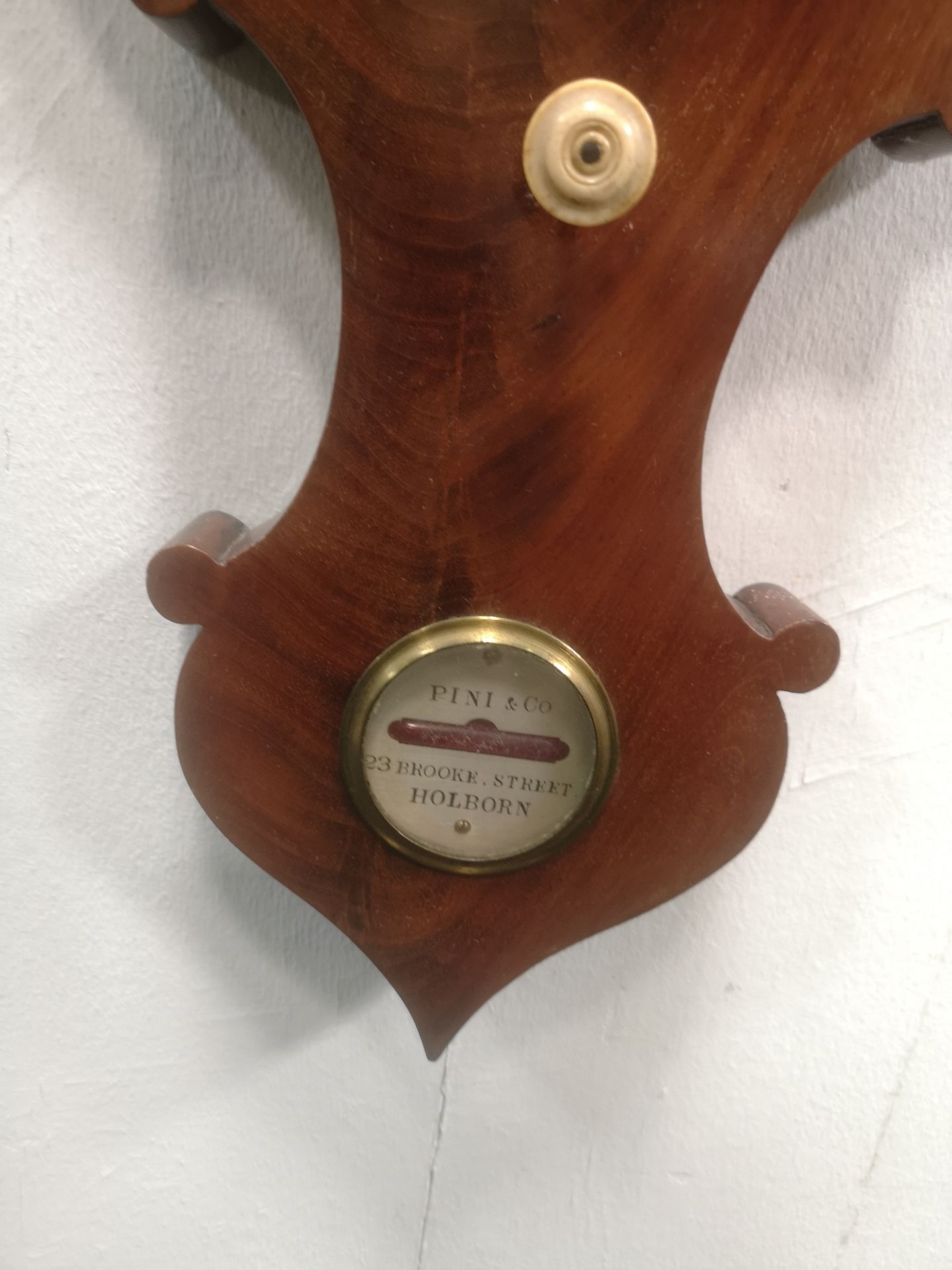 Victorian mahogany barometer - Image 4 of 5