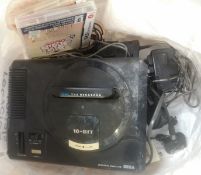 Sega Megadrive together with a Sony Playstation