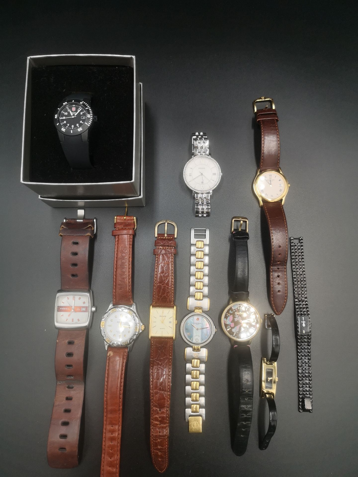 Nine fashion watches