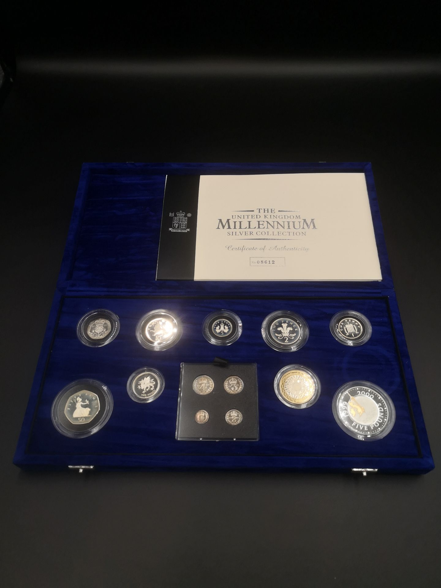 Royal Mint UK Millenium silver coin collection - Image 2 of 6