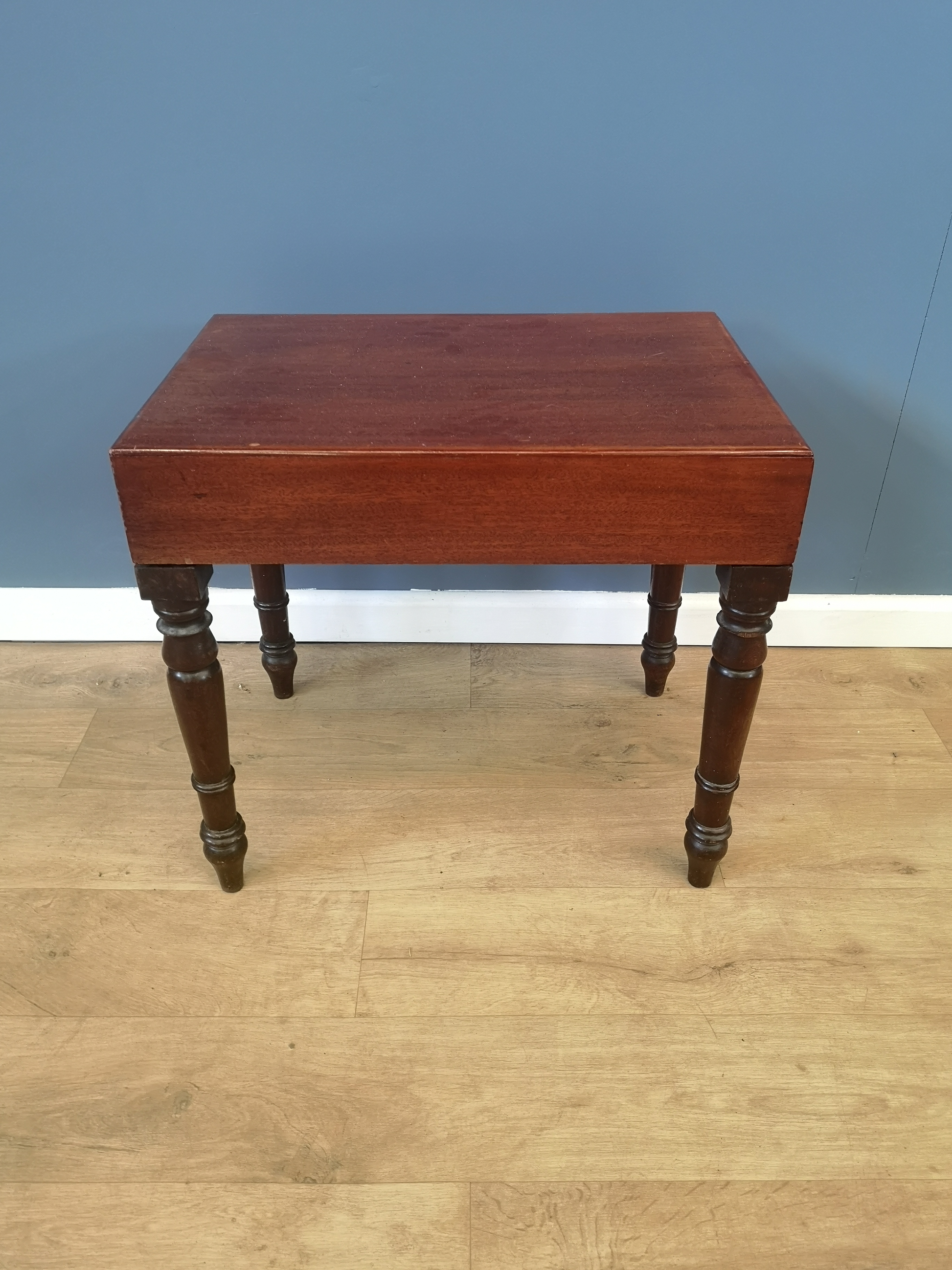 Victorian mahogany portable commode